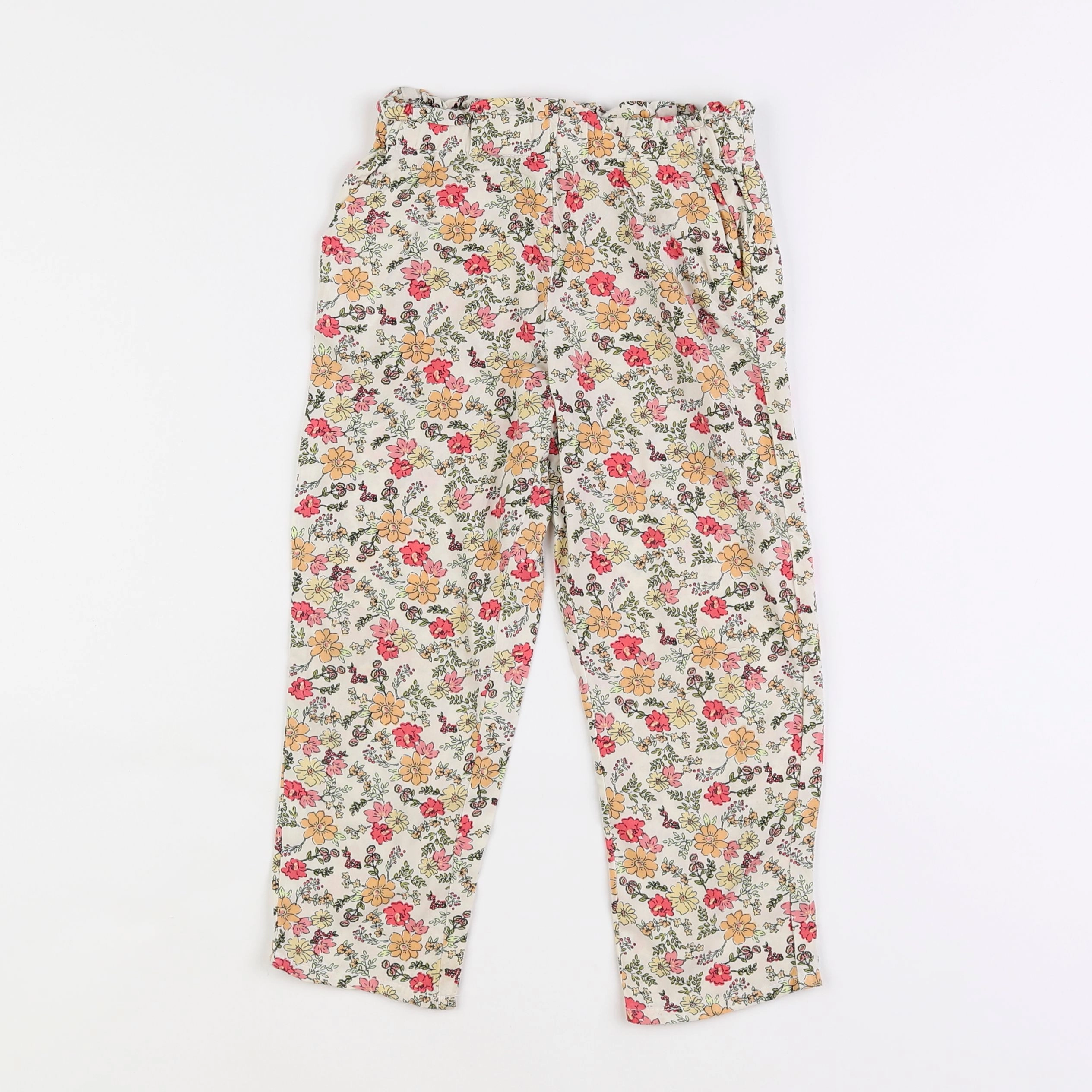 Vertbaudet - pantalon blanc - 5 ans