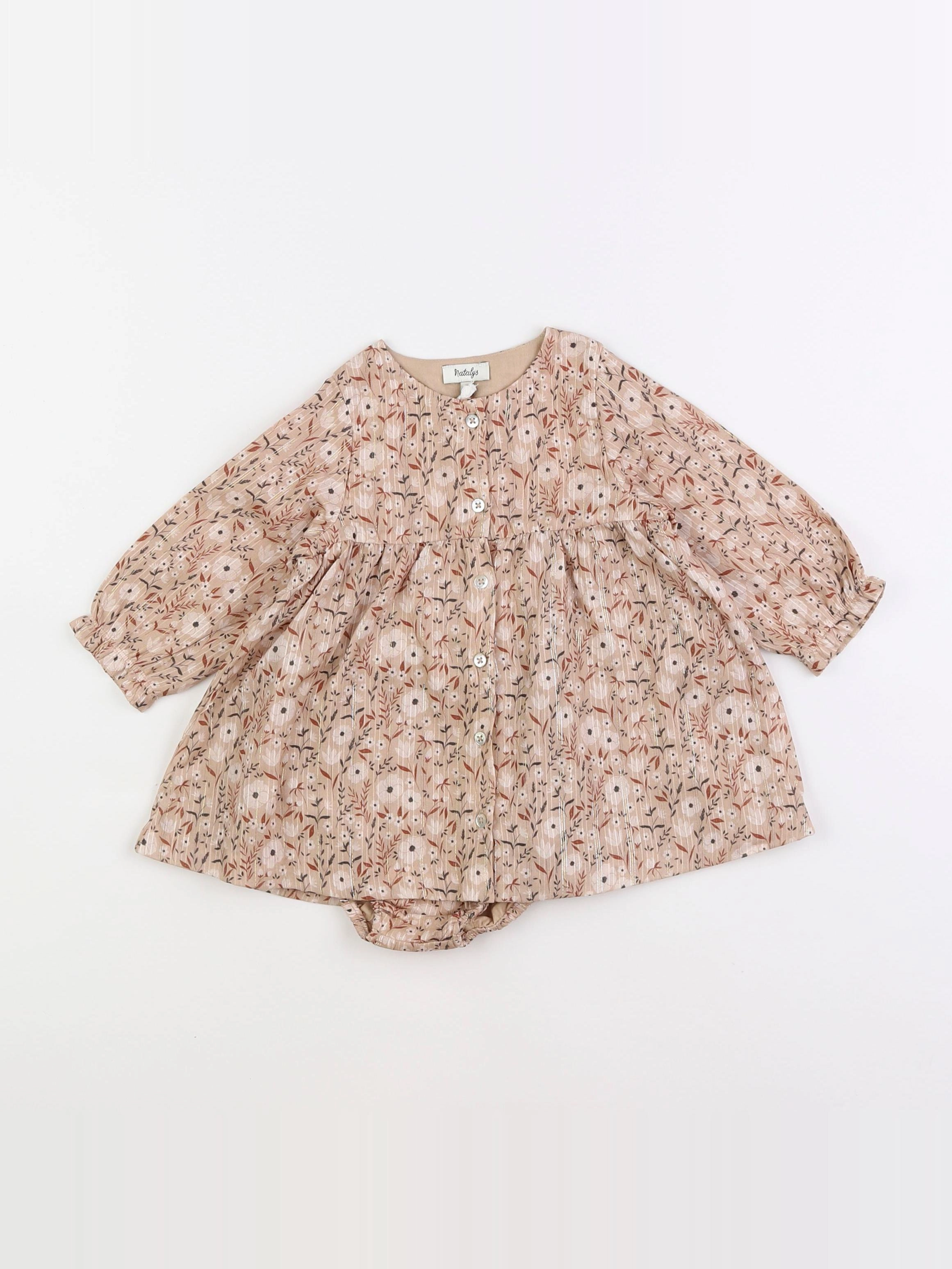 Natalys - robe rose - 6 mois