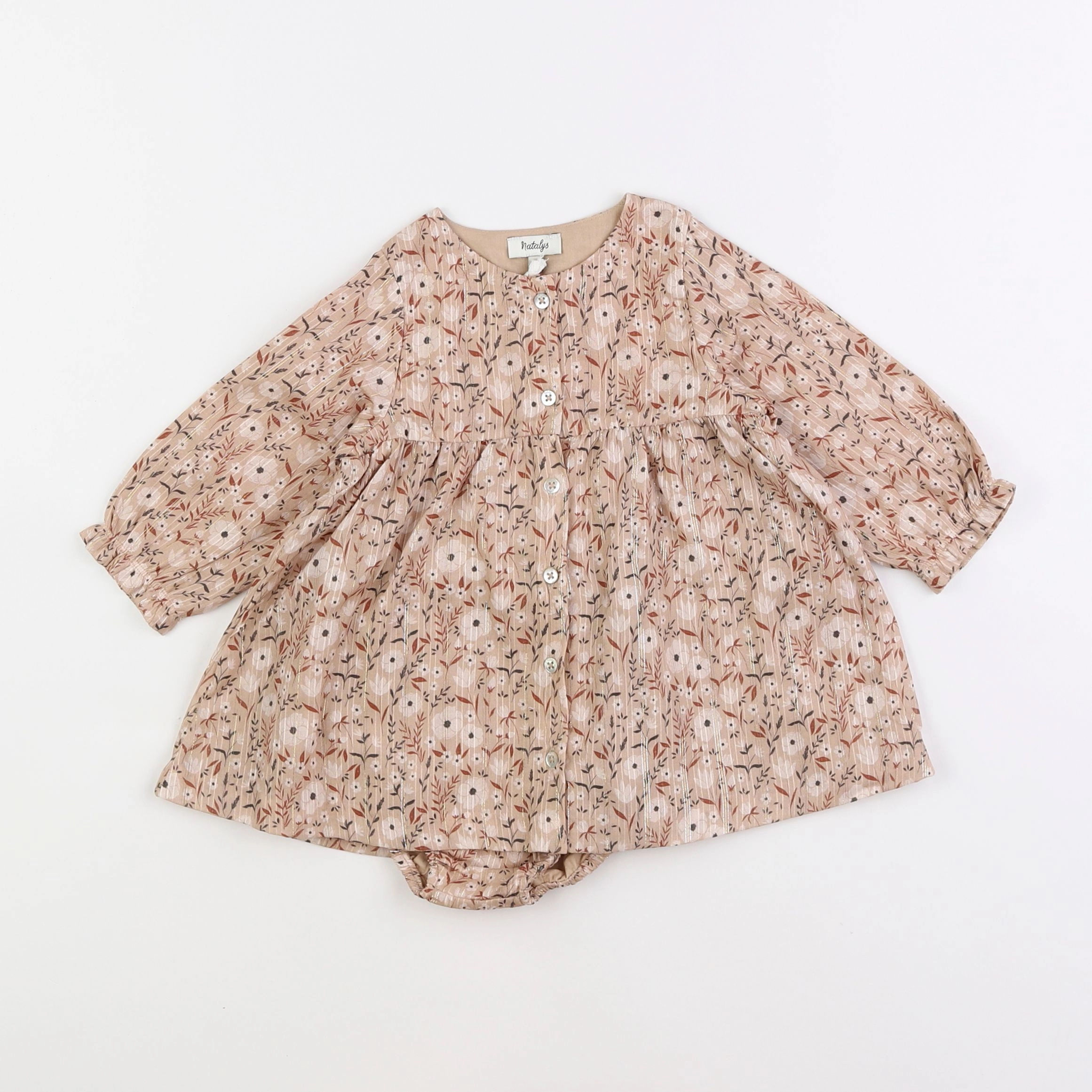 Natalys - robe rose - 6 mois