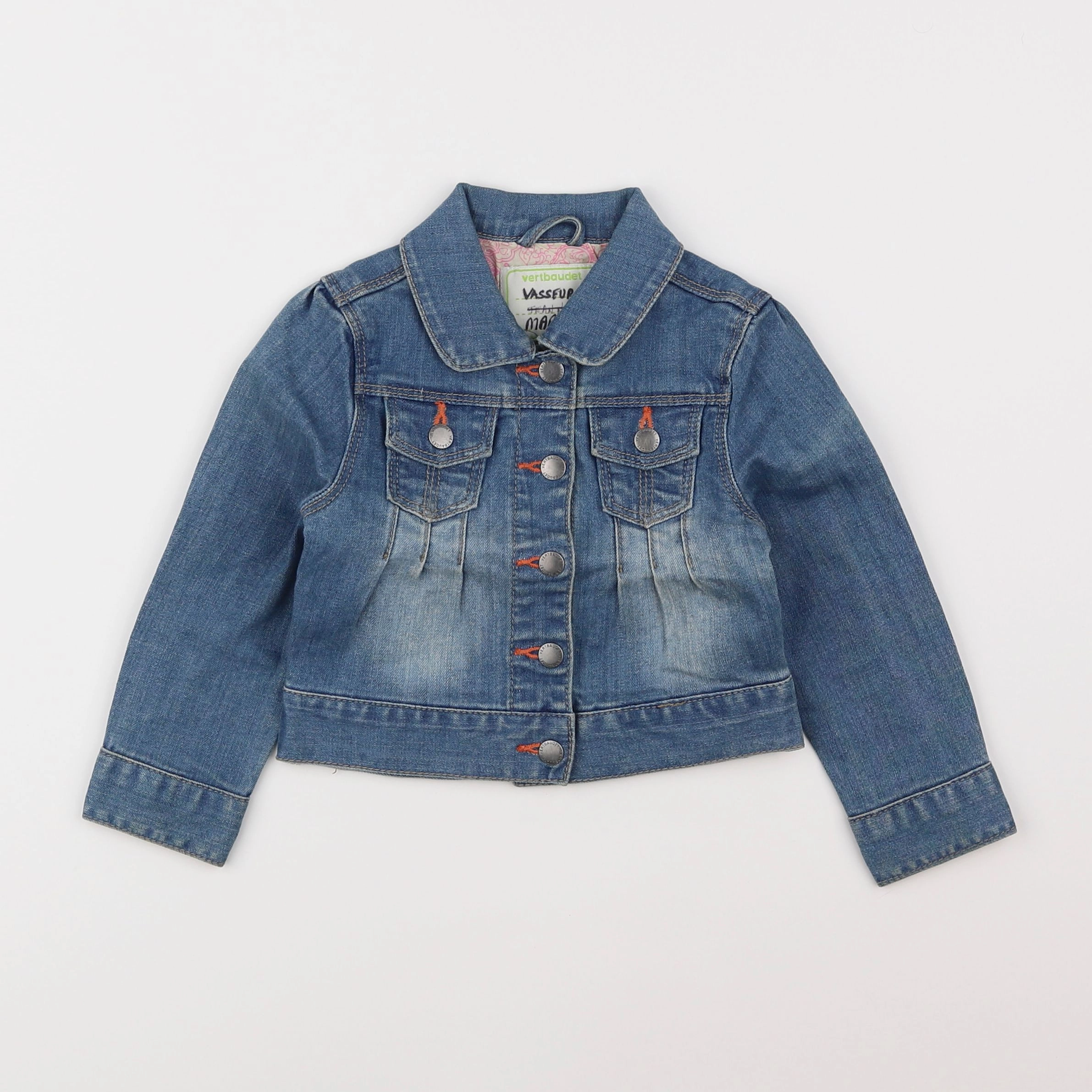 Vertbaudet - veste bleu - 3 ans