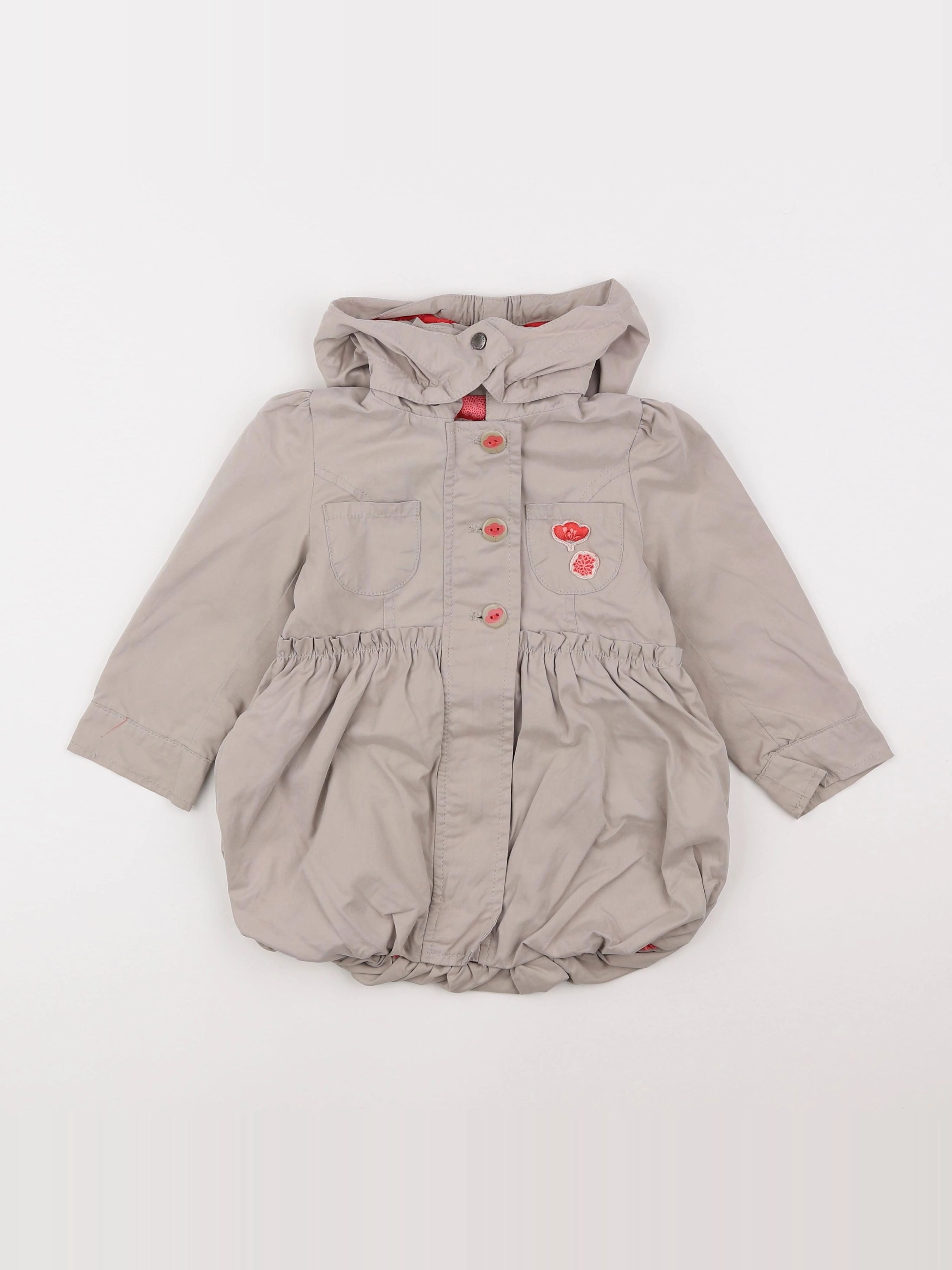 Vertbaudet - veste gris - 2 ans