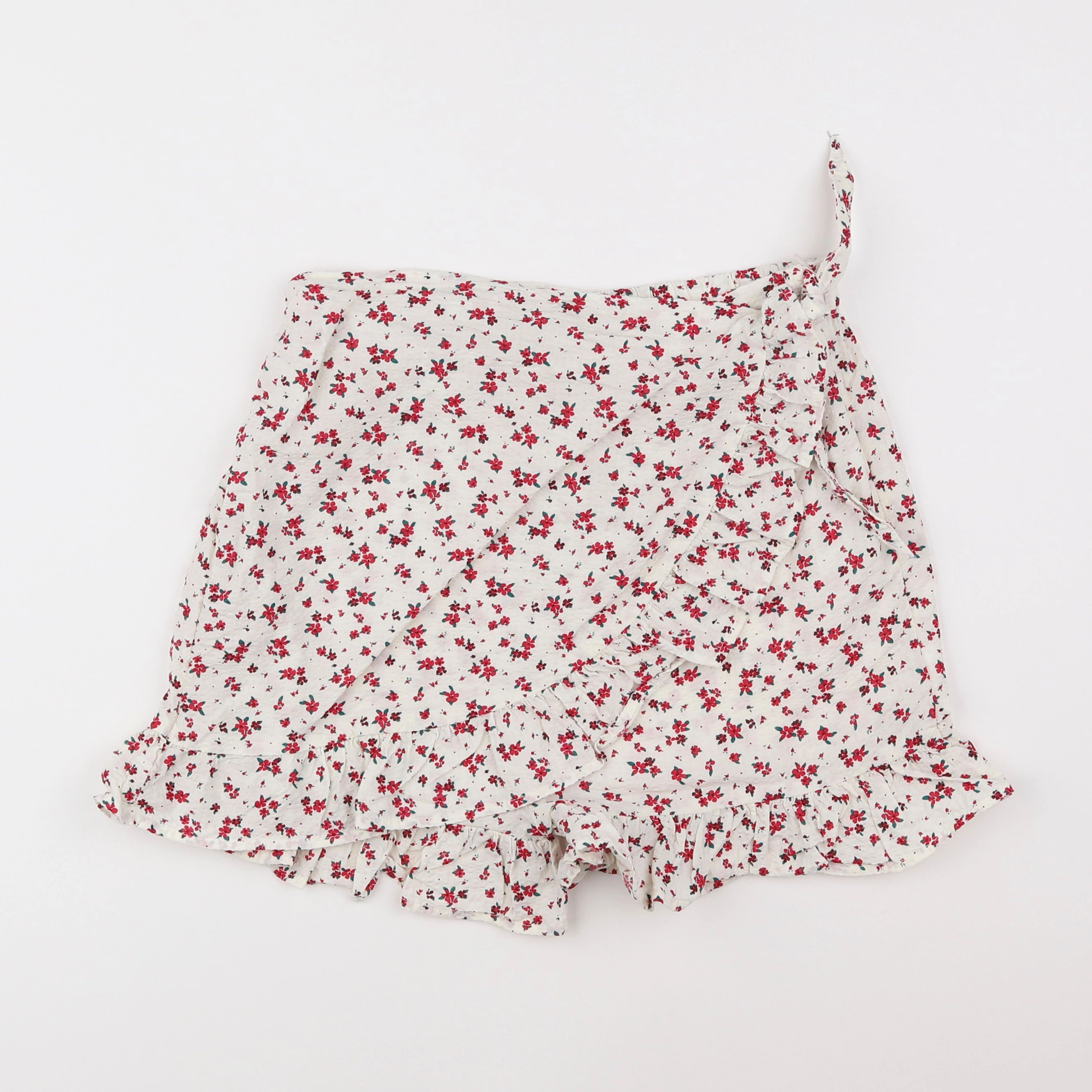 Vertbaudet - jupe short blanc - 14 ans