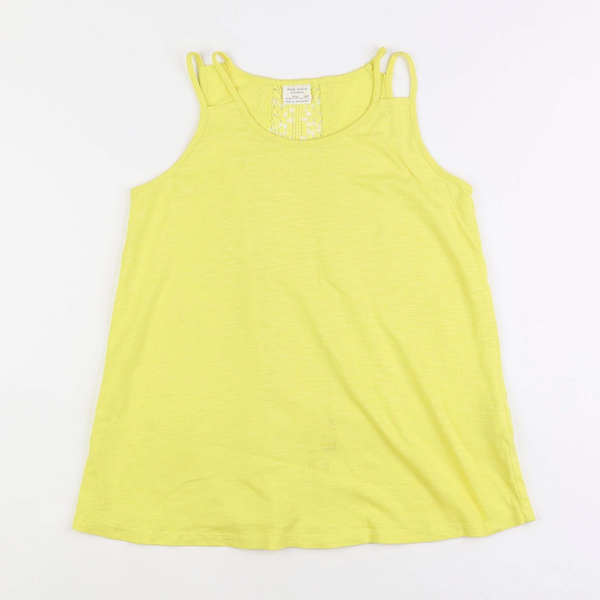 Zara - débardeur jaune - 9/10 ans