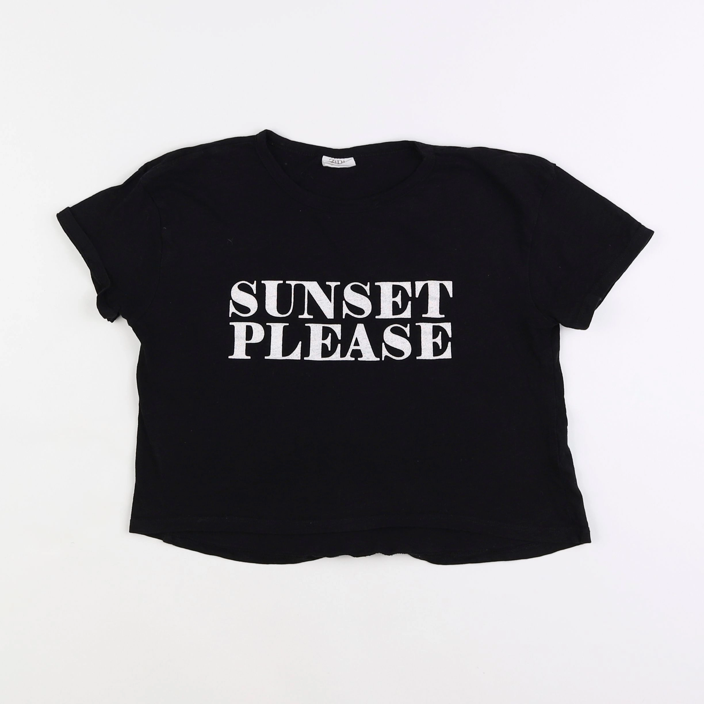 Zara - tee-shirt noir - 10 ans