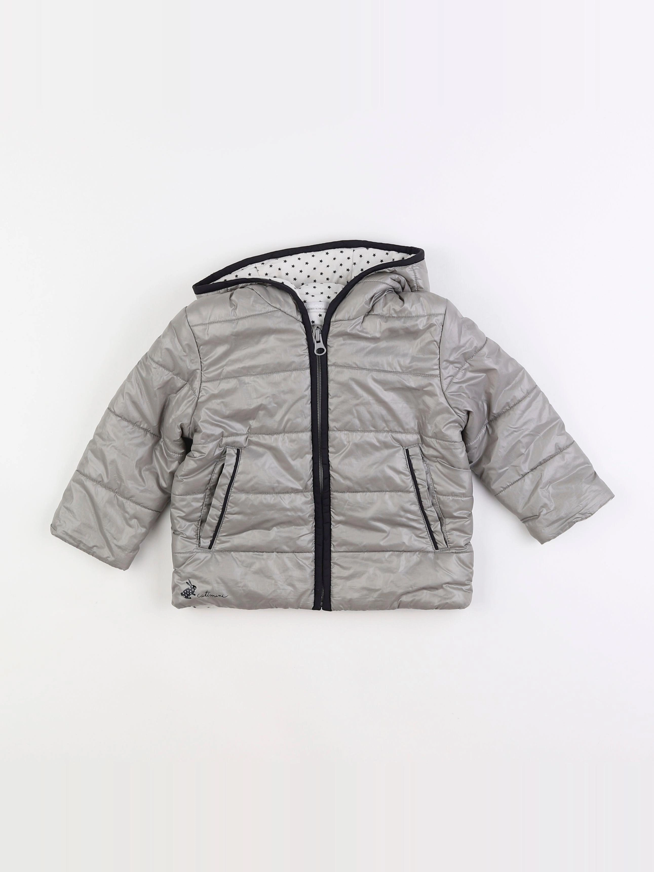 Catimini - doudoune gris - 18 mois