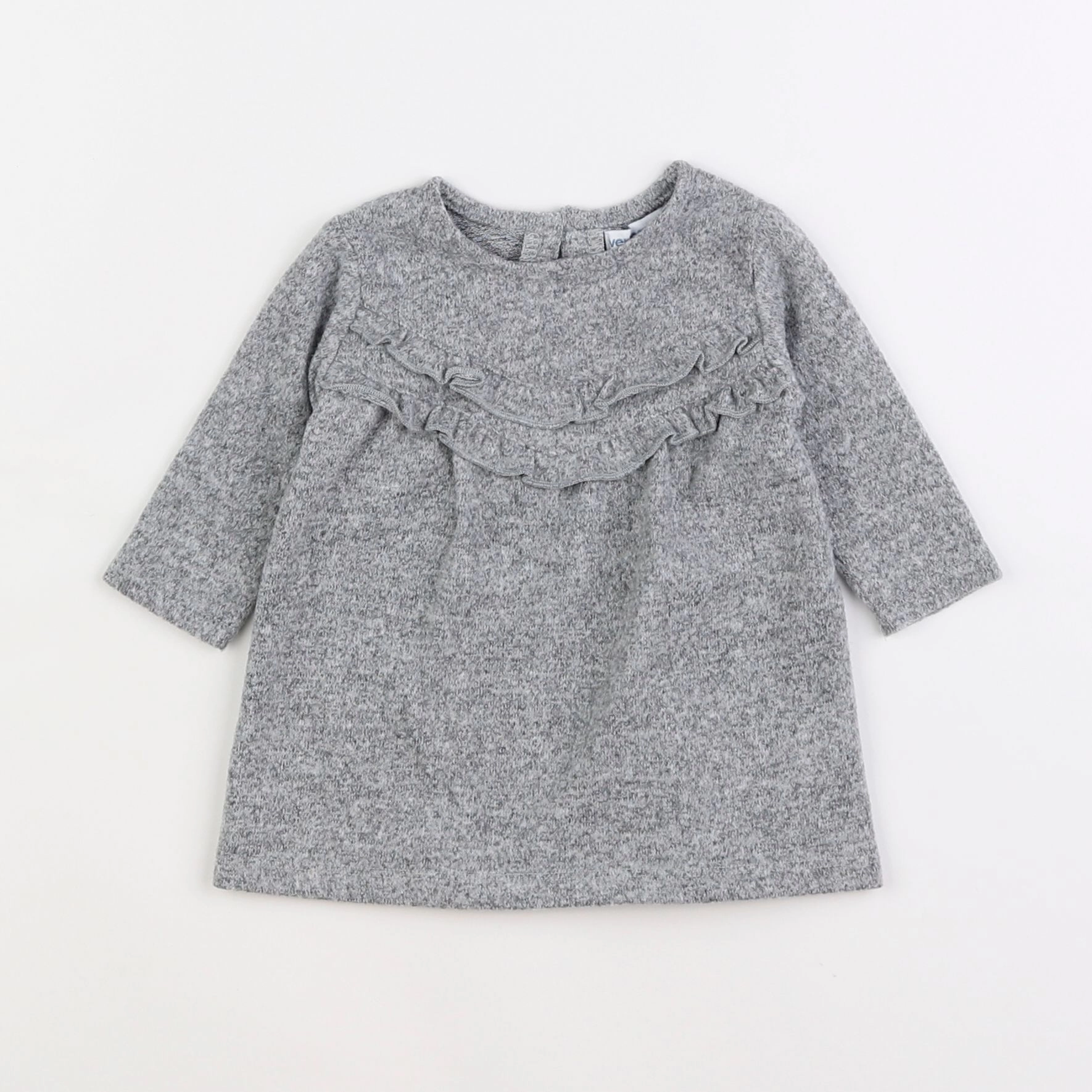 Vertbaudet - robe gris - 3 mois