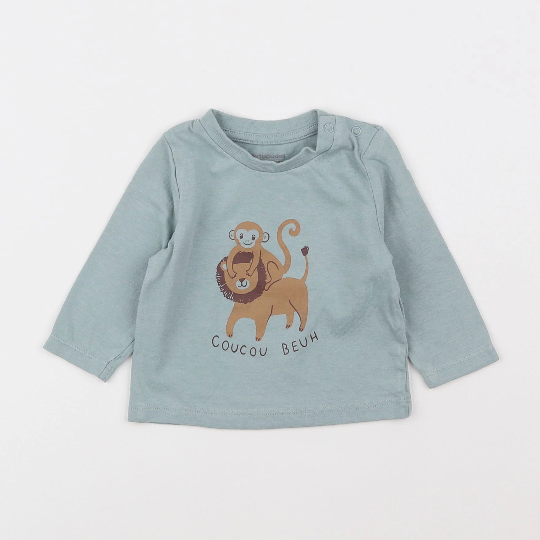 Vertbaudet - tee-shirt vert - 3 mois