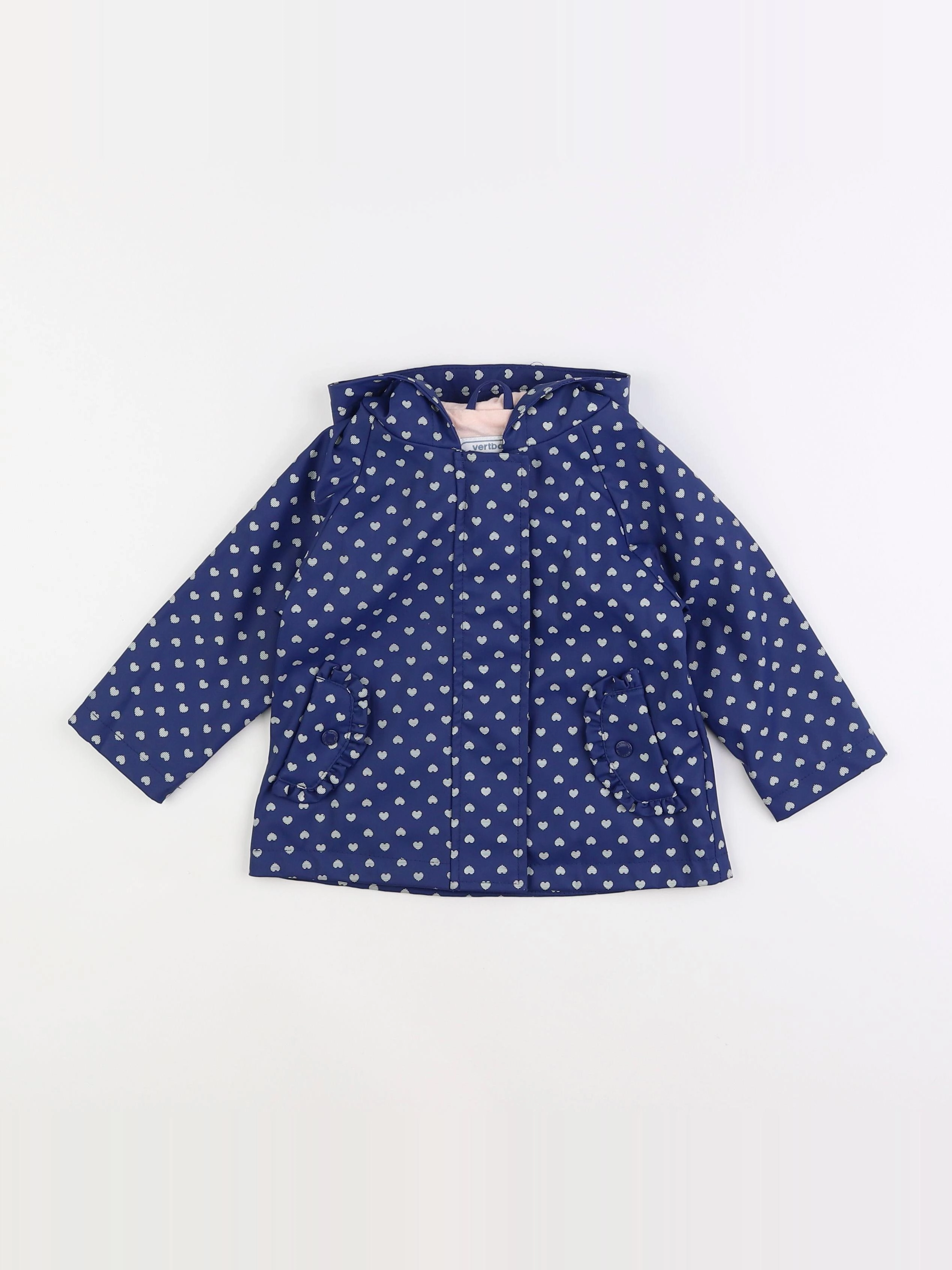 Vertbaudet - imperméable bleu - 18 mois