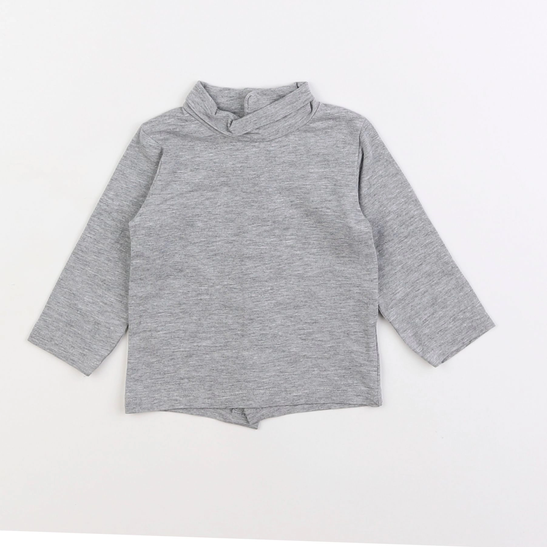 Vertbaudet - sous-pull gris - 6 mois