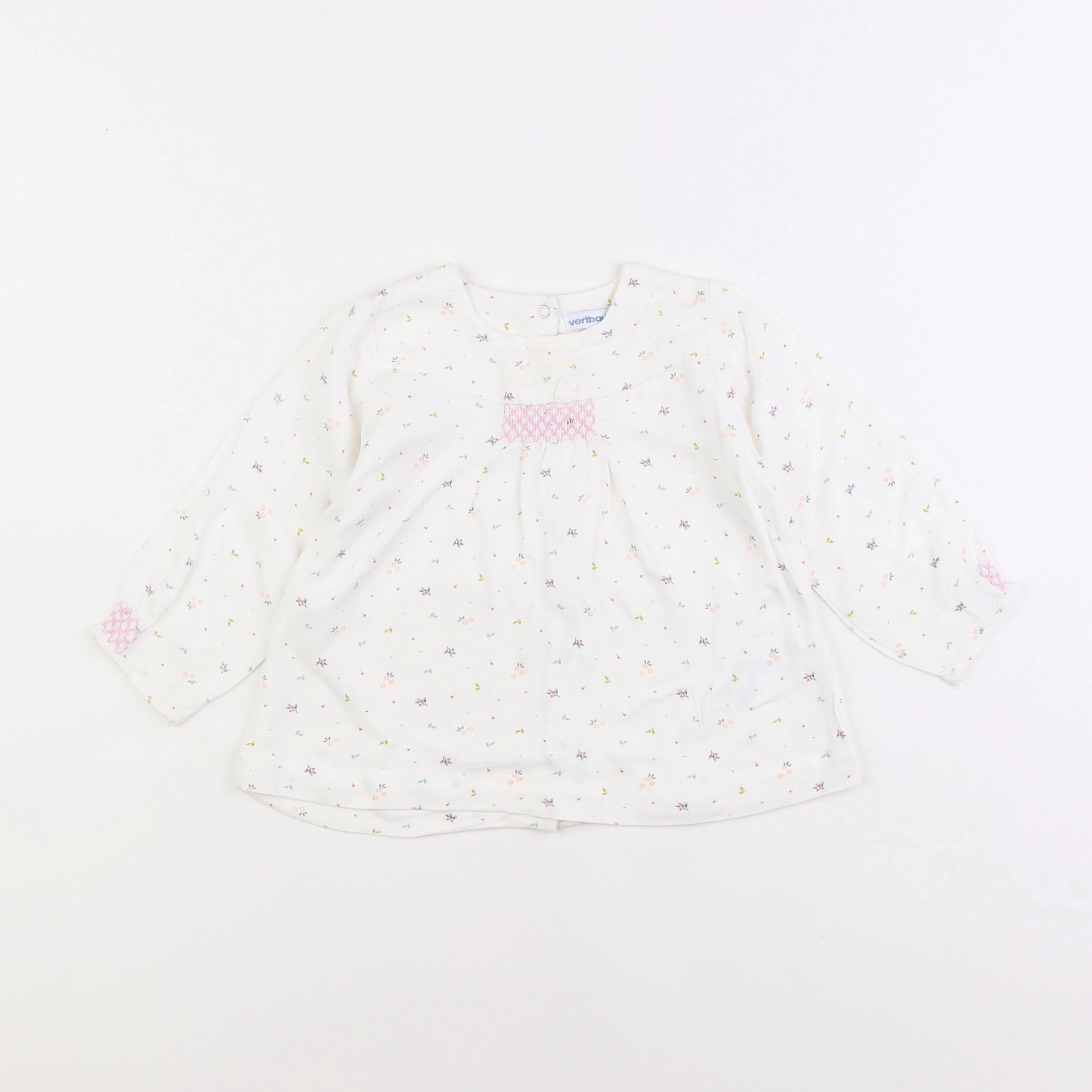 Vertbaudet - blouse blanc - 18 mois