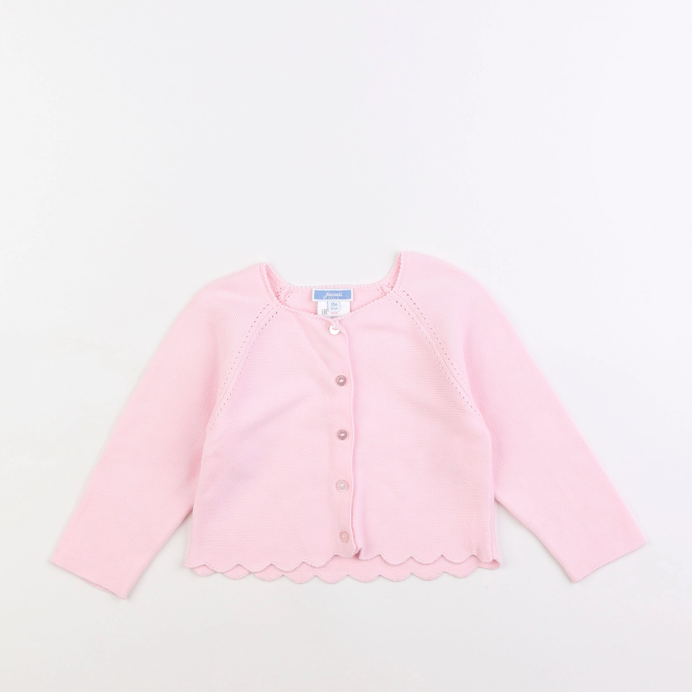 Jacadi - gilet rose - 18 mois