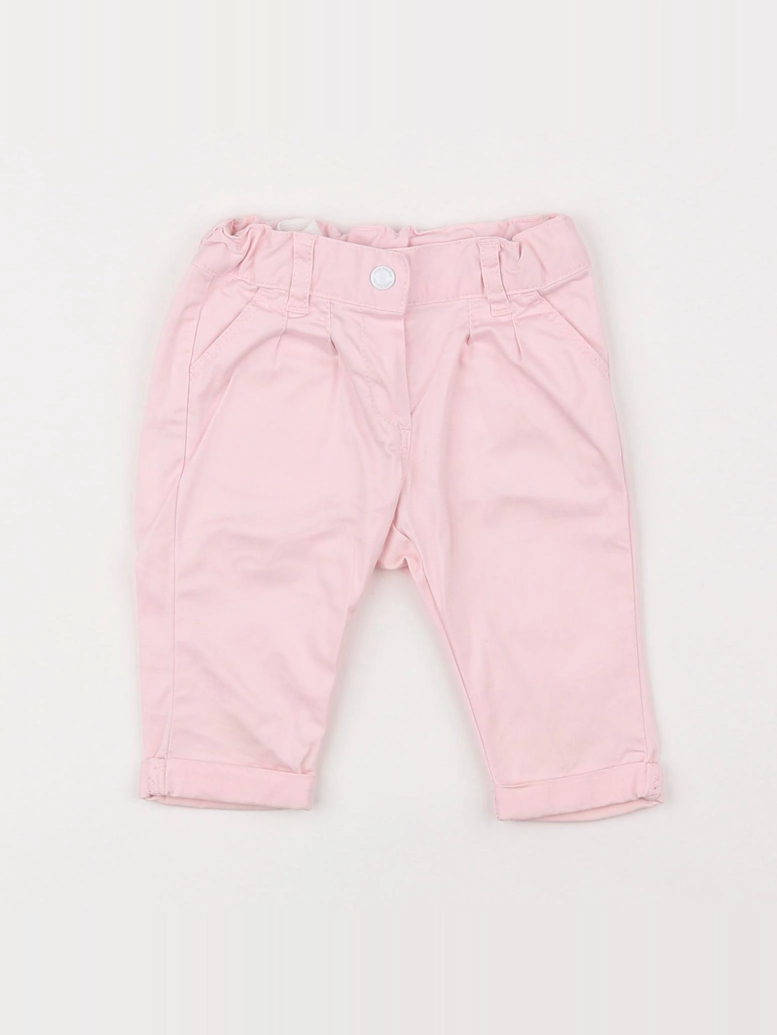 Petit Bateau - pantalon rose - 3 mois