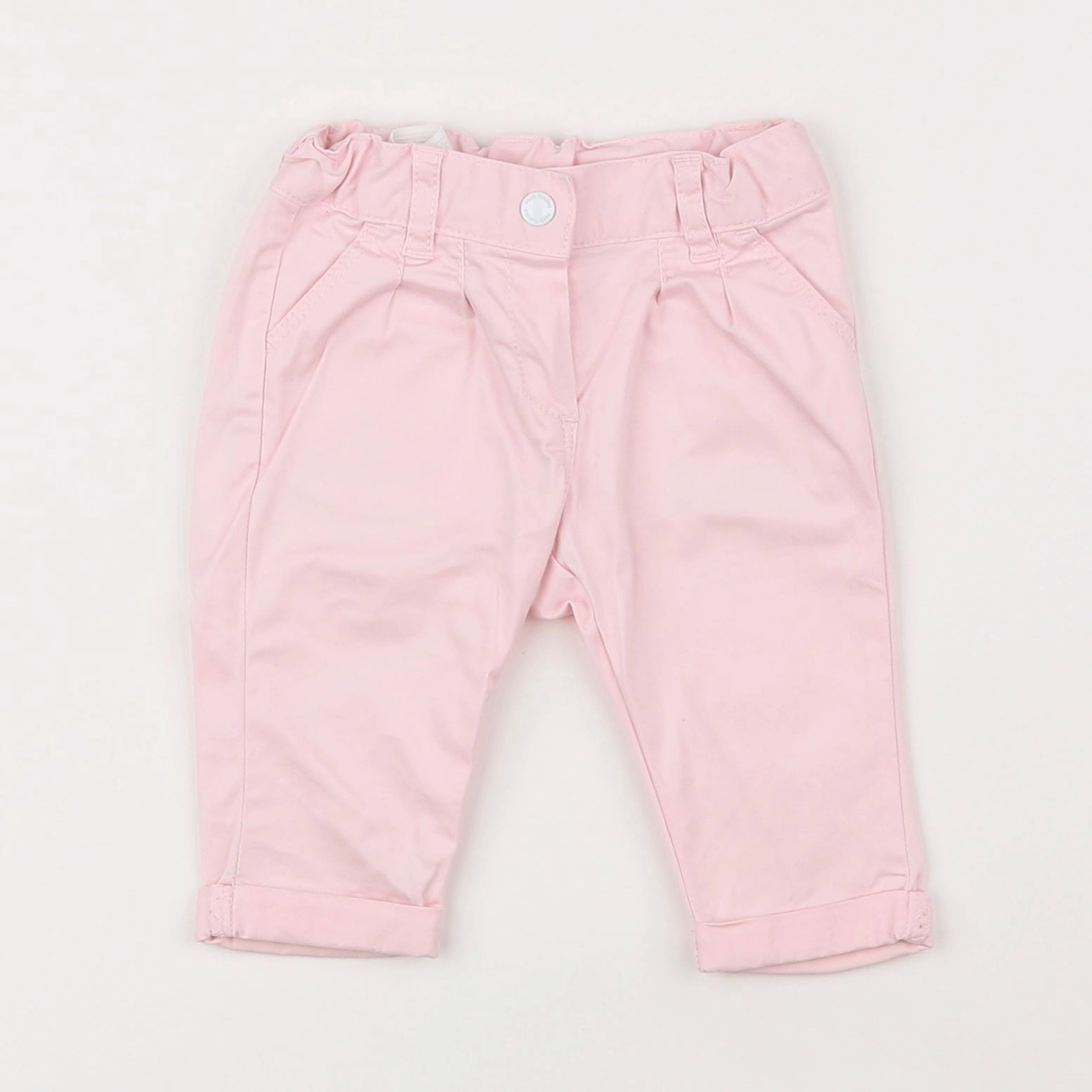 Petit Bateau - pantalon rose - 3 mois