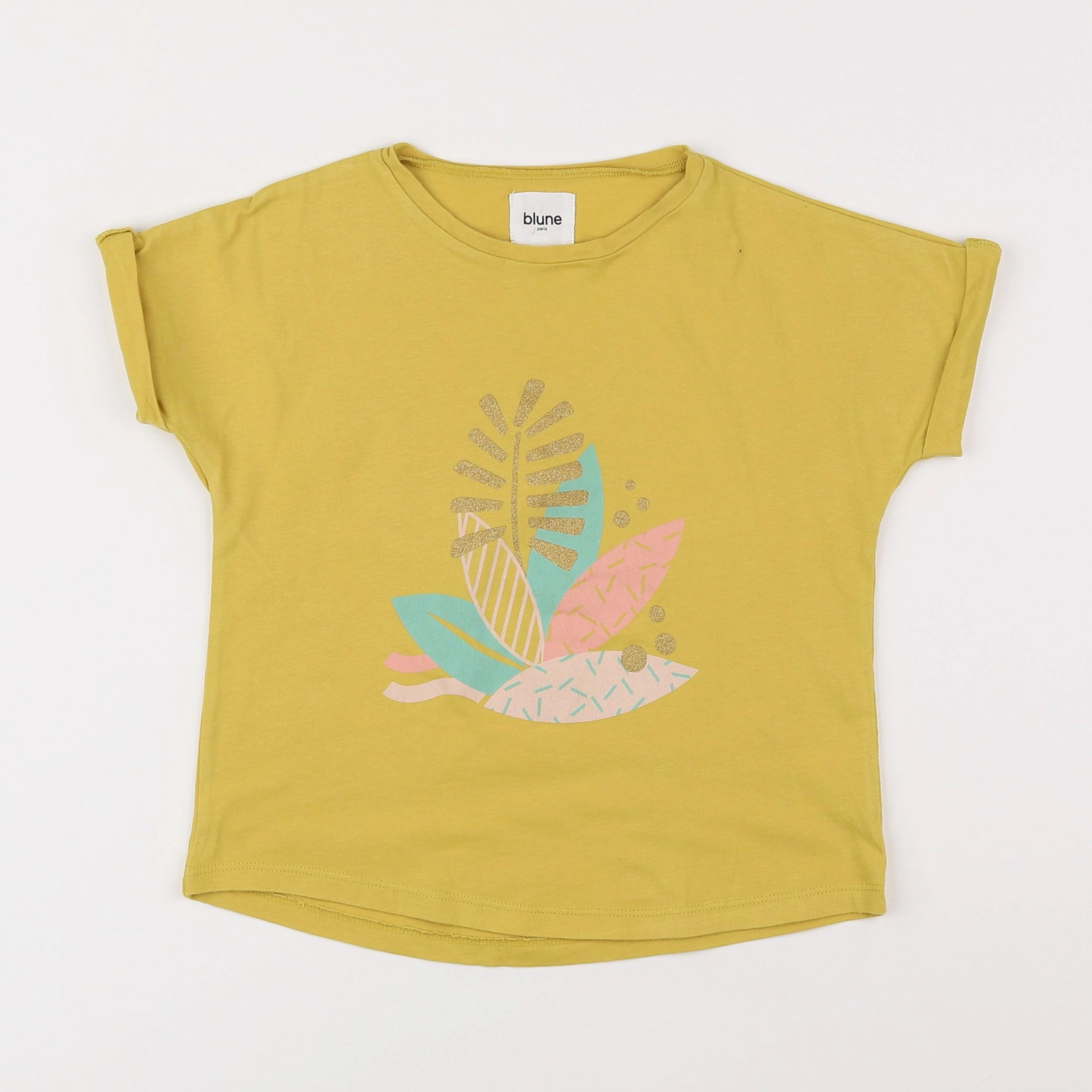 Blune - tee-shirt jaune - 6 ans