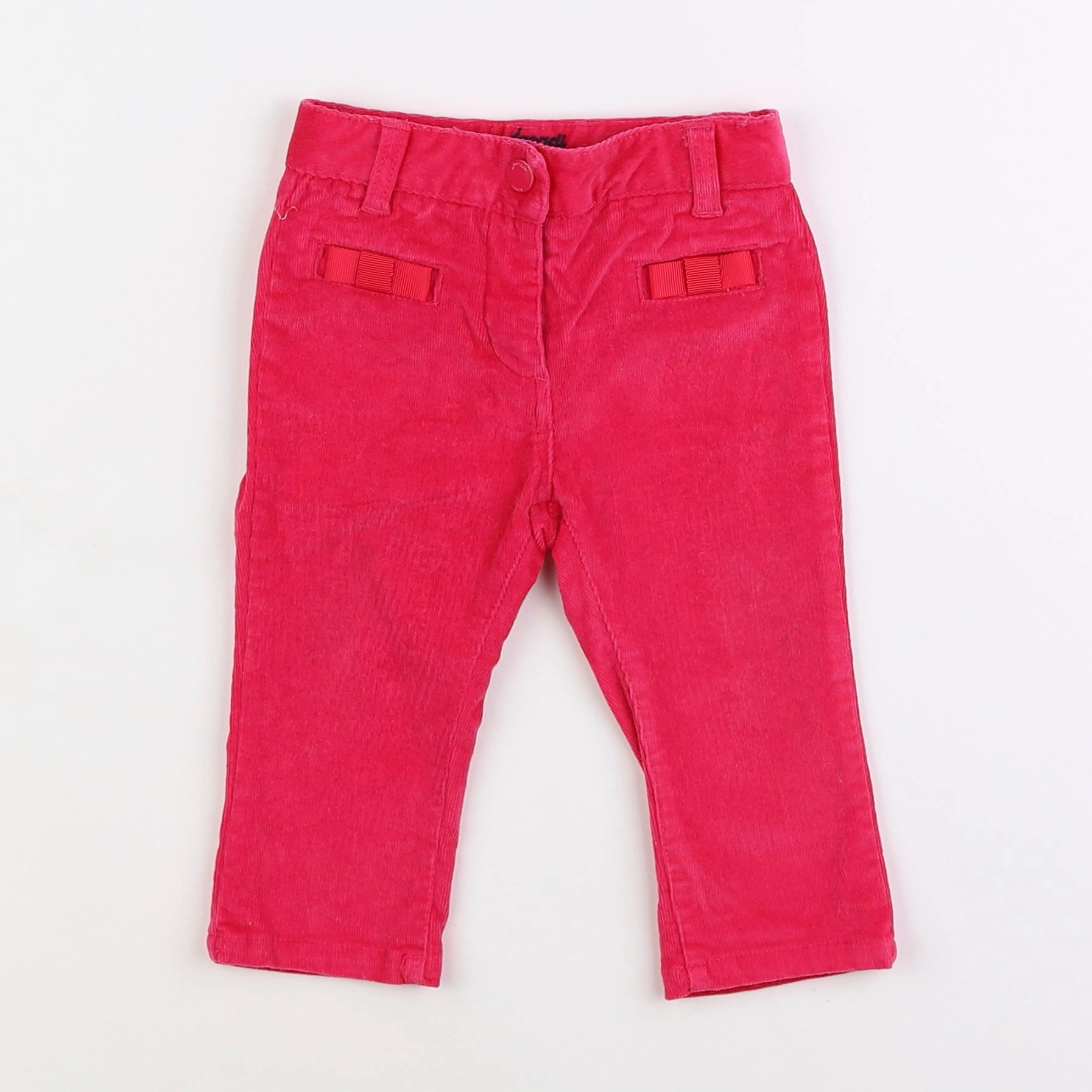 Jacadi - pantalon rose - 12 mois