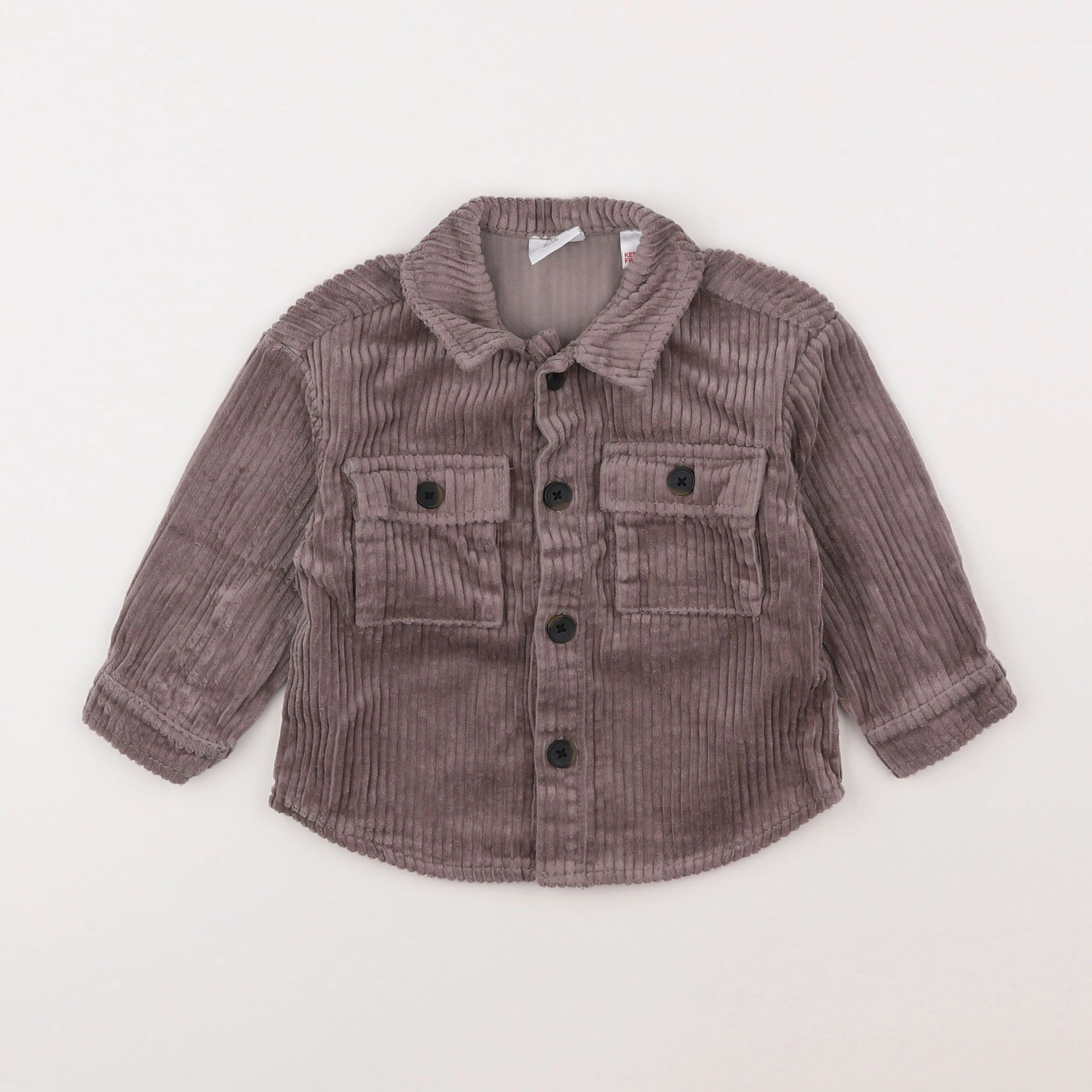 Zara - chemise violet - 9/12 mois