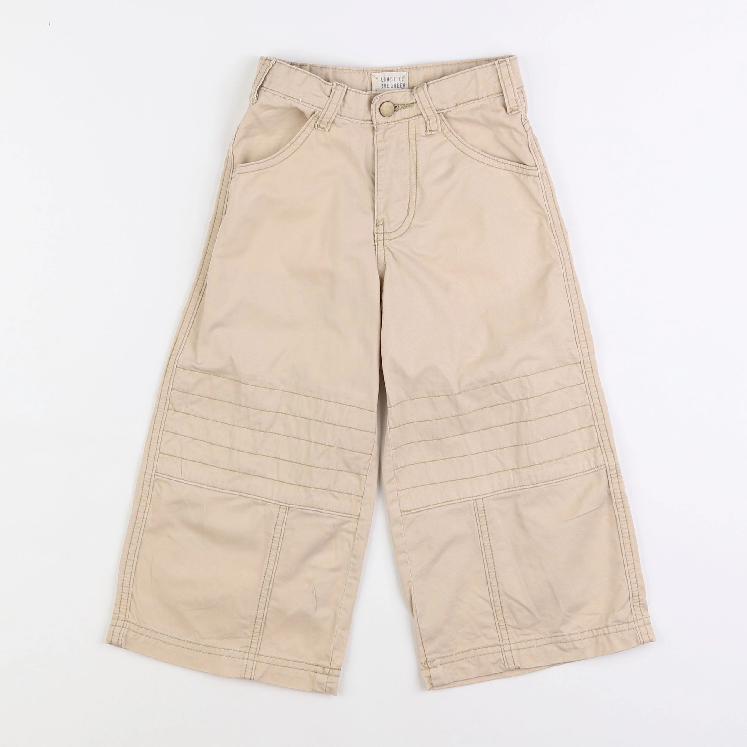 Longlivethequeen - pantalon beige - 4 ans