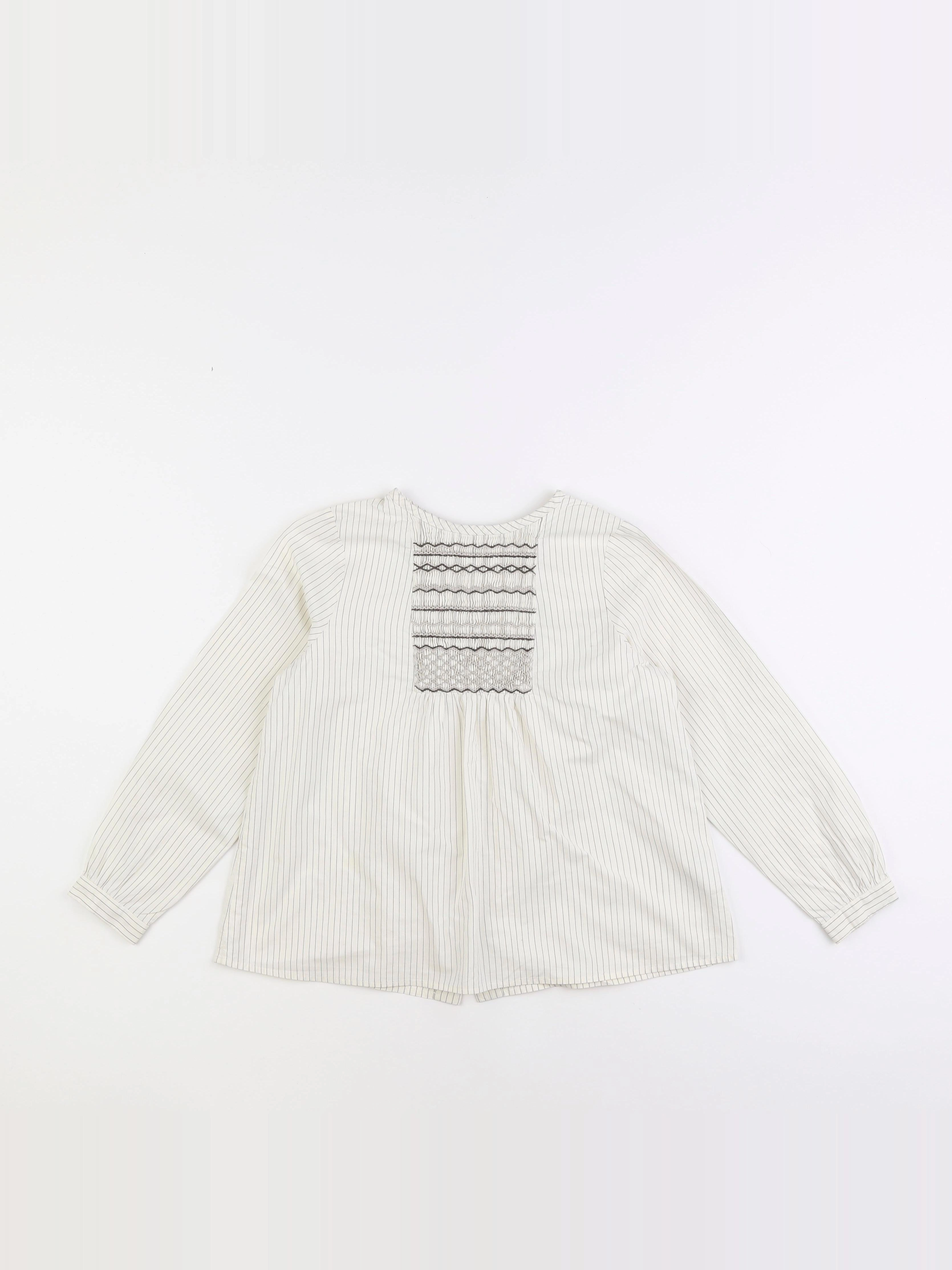 Bonpoint - blouse gris - 6 ans