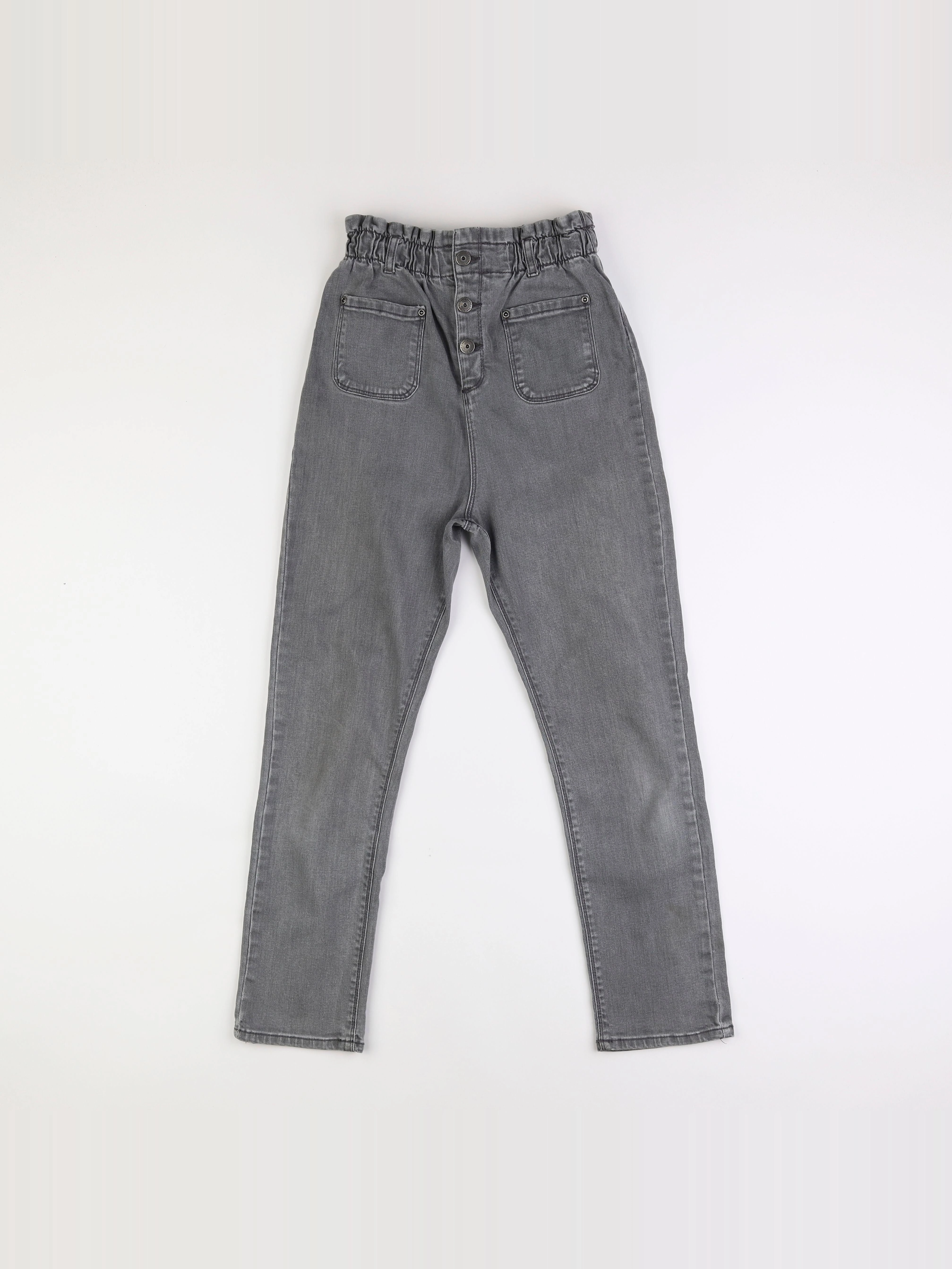 Vertbaudet - jean gris - 14 ans