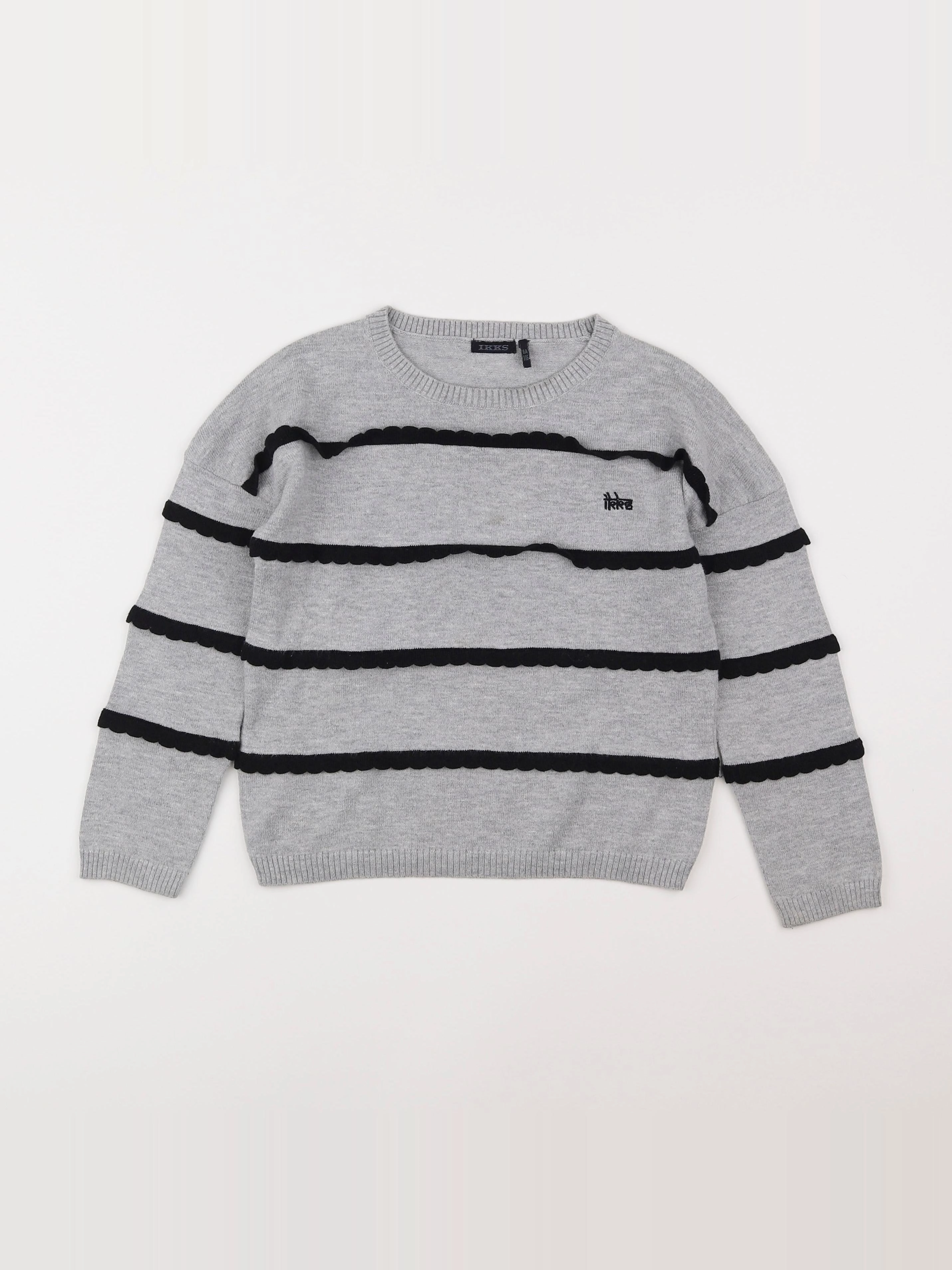 IKKS - pull gris - 6 ans
