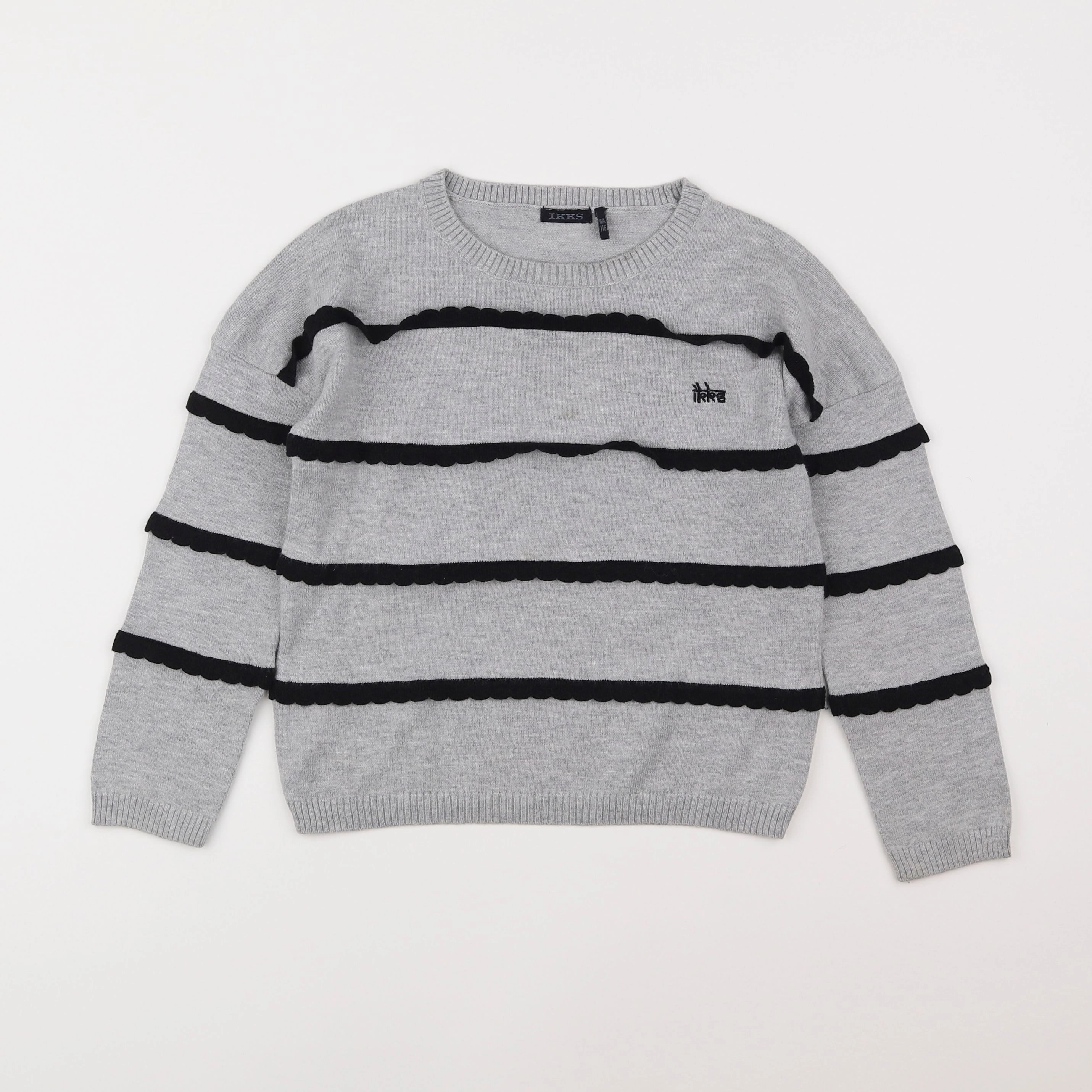 IKKS - pull gris - 6 ans