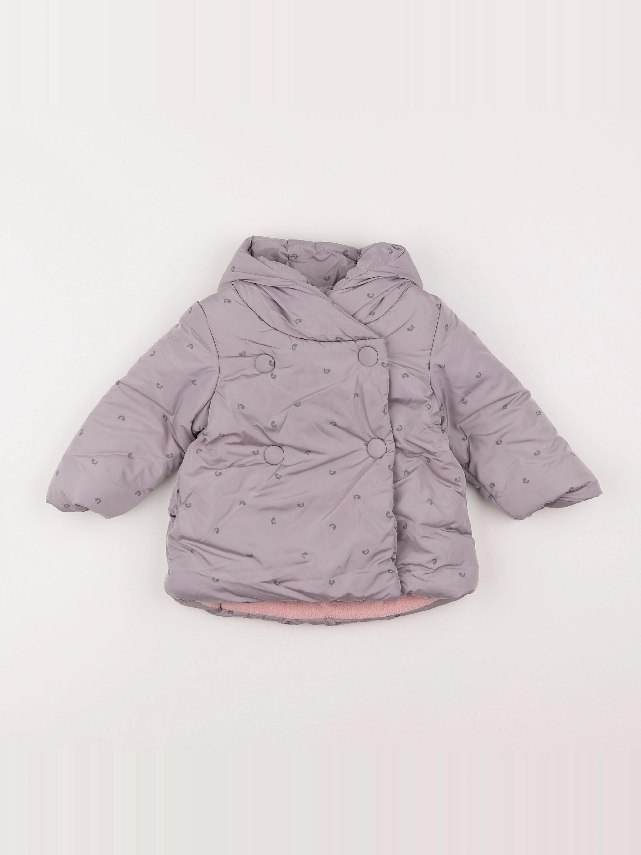 Cadet Rousselle - doudoune violet - 12 mois