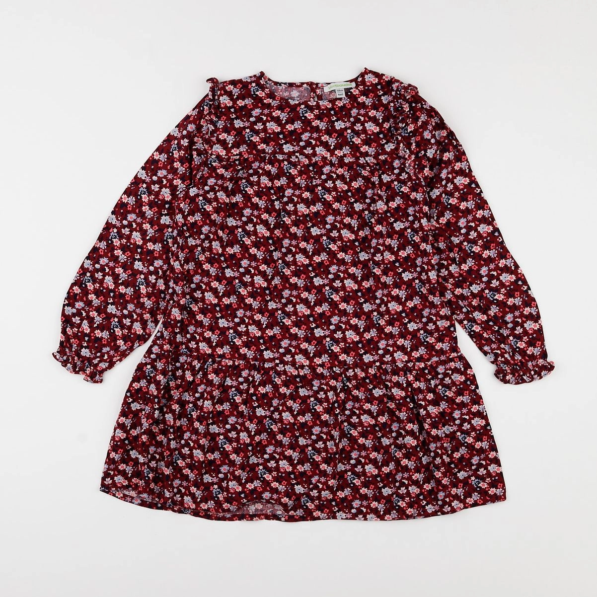 Vertbaudet - robe rouge - 8 ans