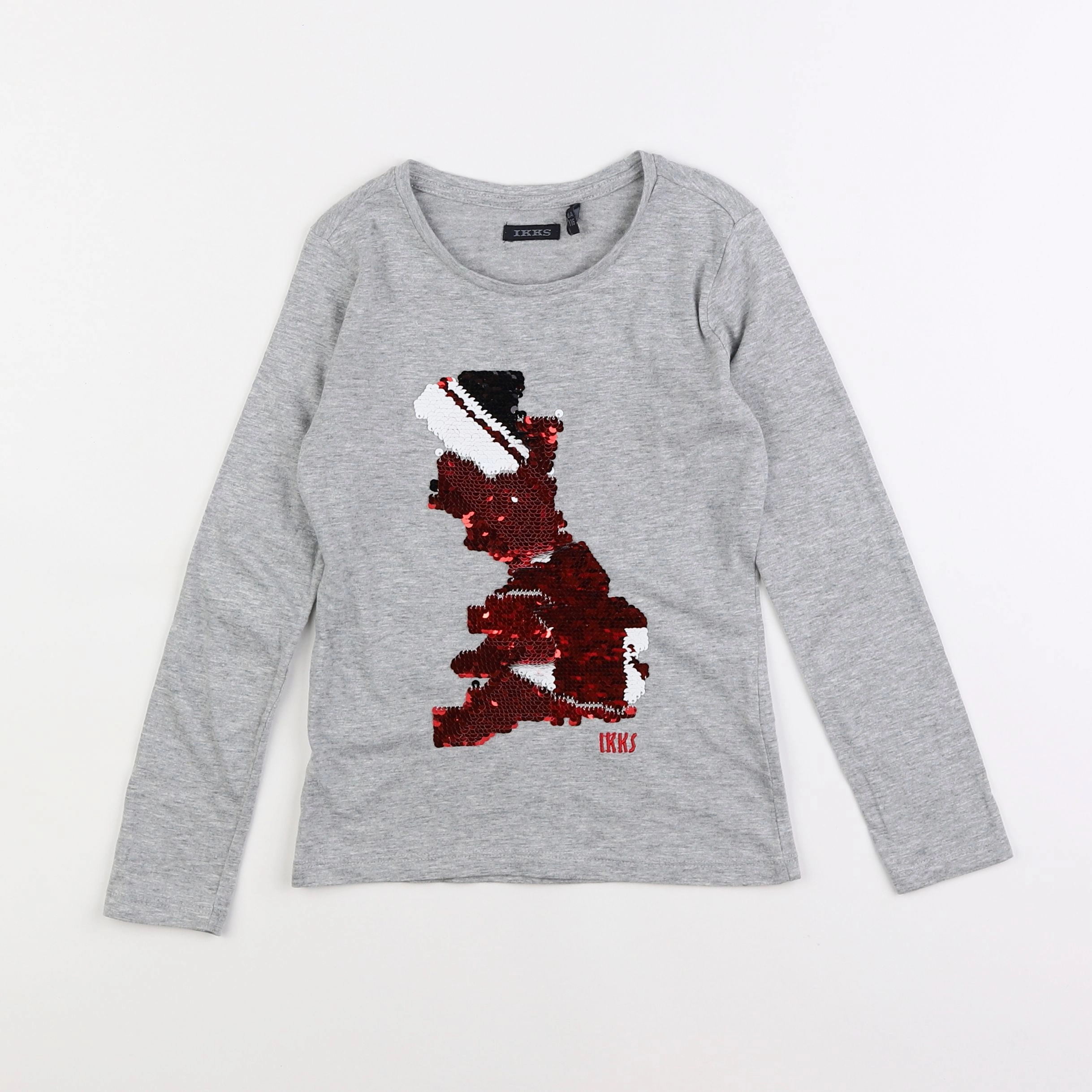 IKKS - tee-shirt gris - 6 ans