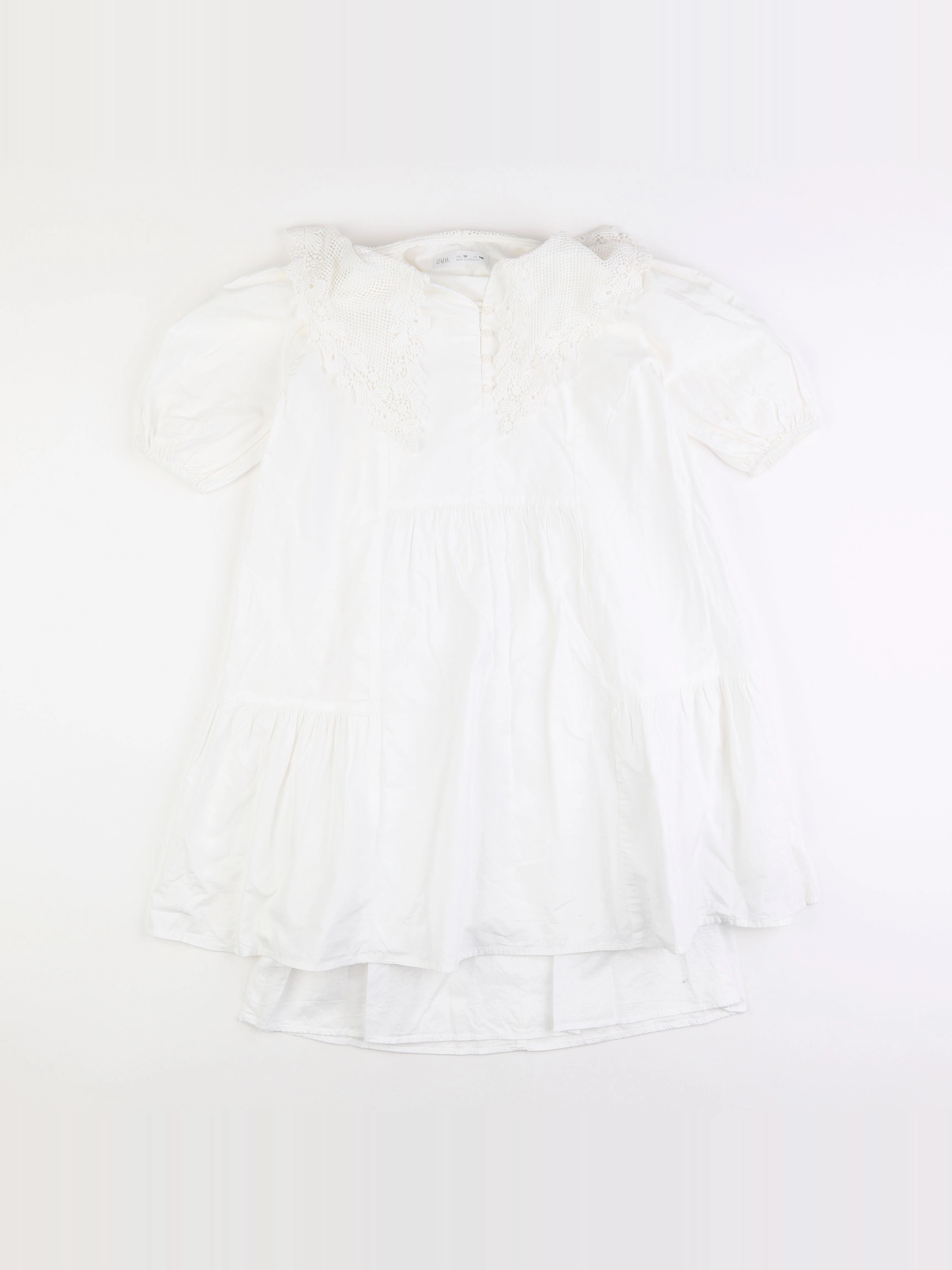 Zara - robe blanc - 10 ans