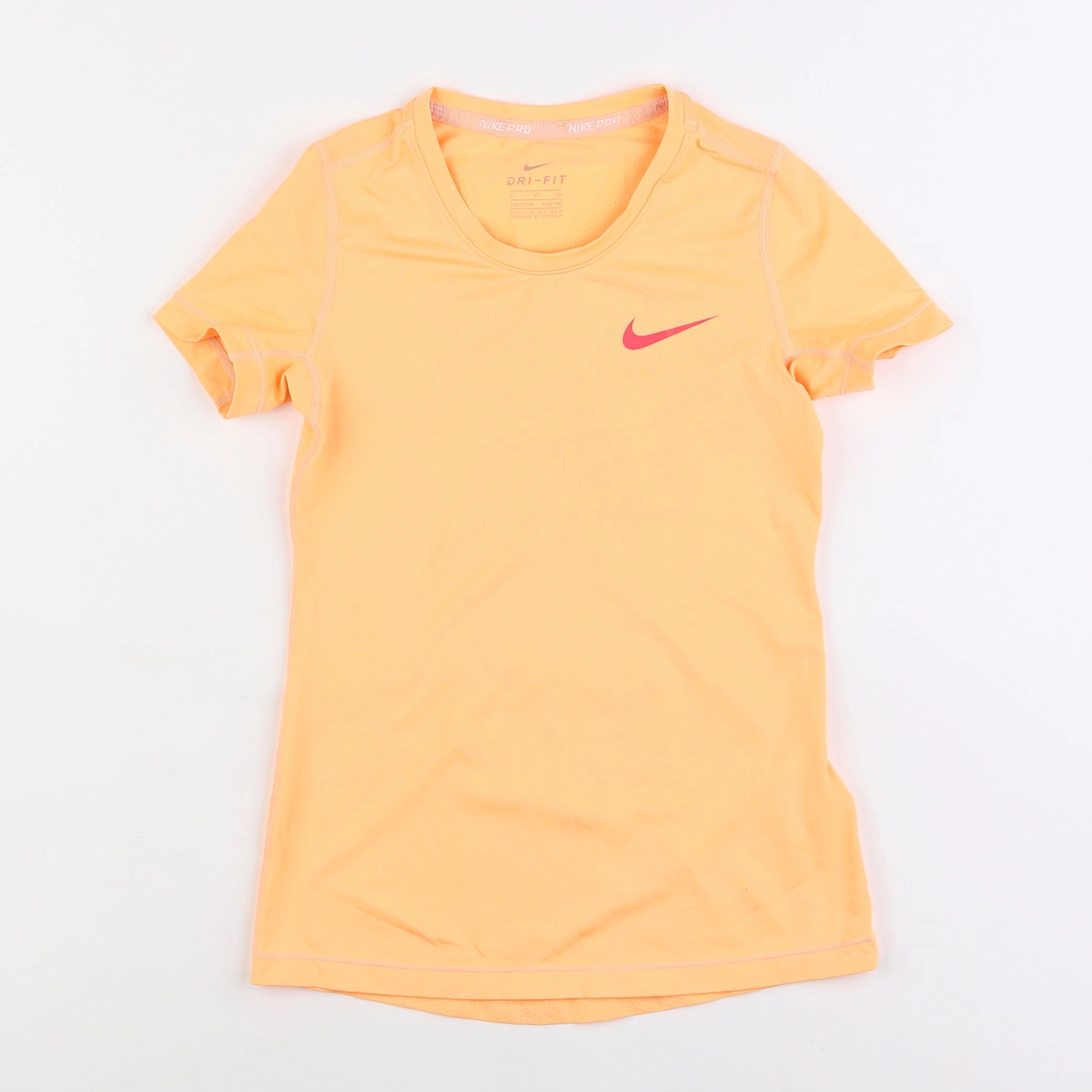 Nike - tee-shirt orange - 8/10 ans