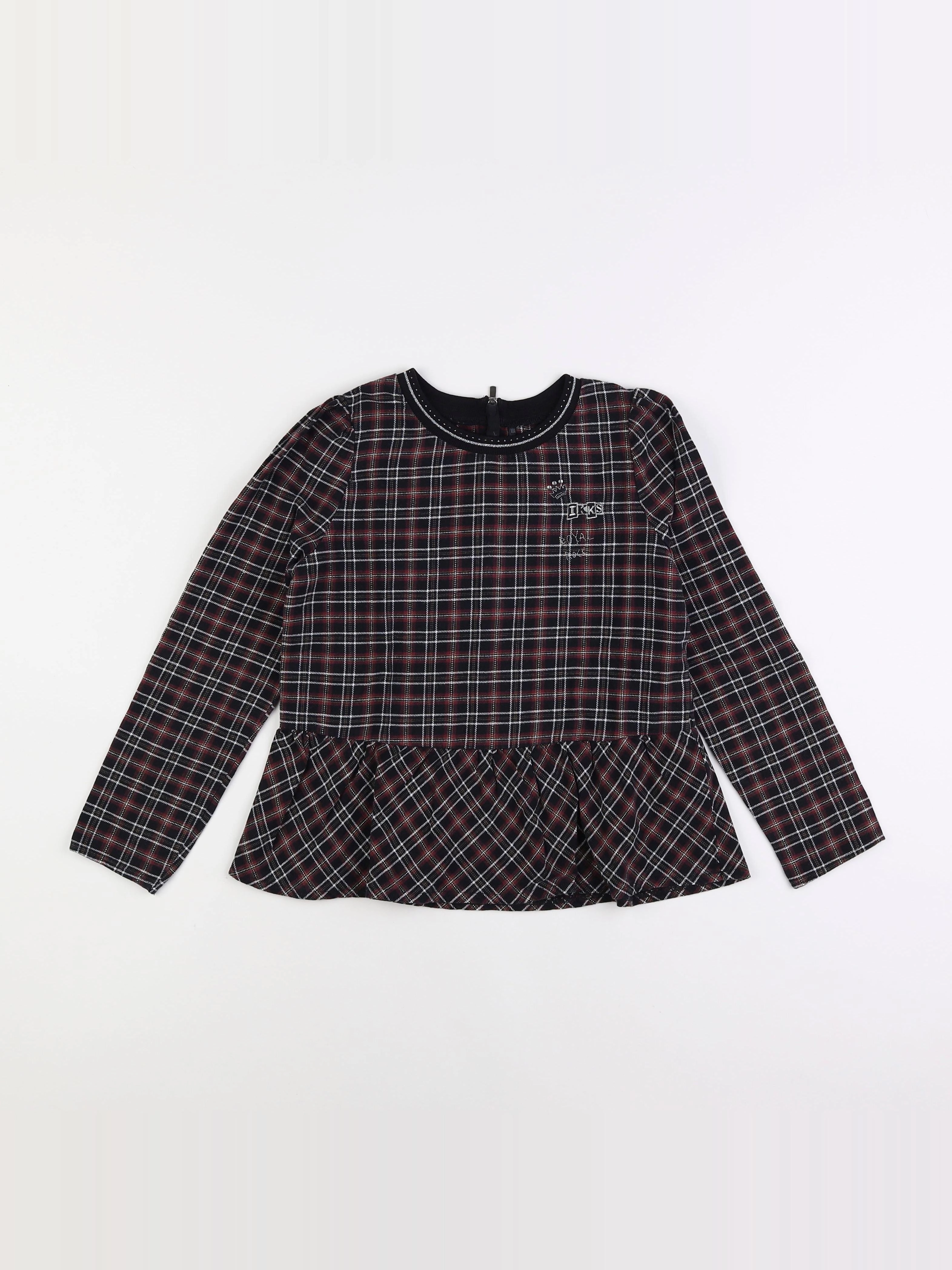 IKKS - blouse rouge - 10 ans