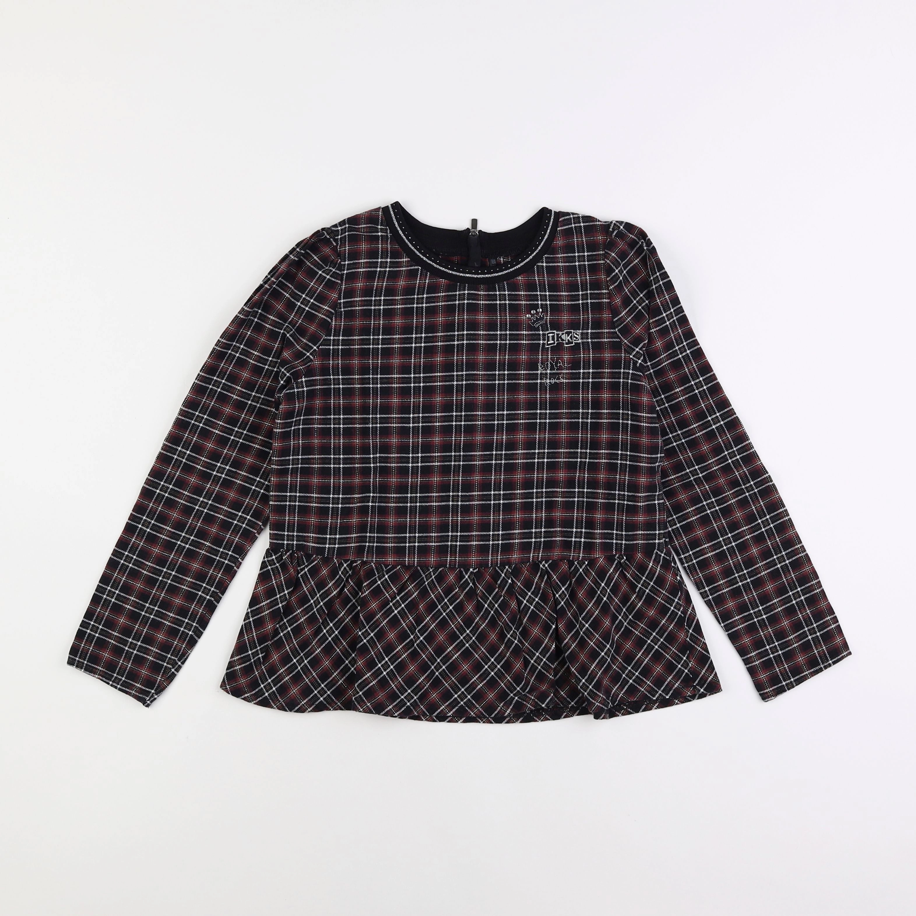IKKS - blouse rouge - 10 ans