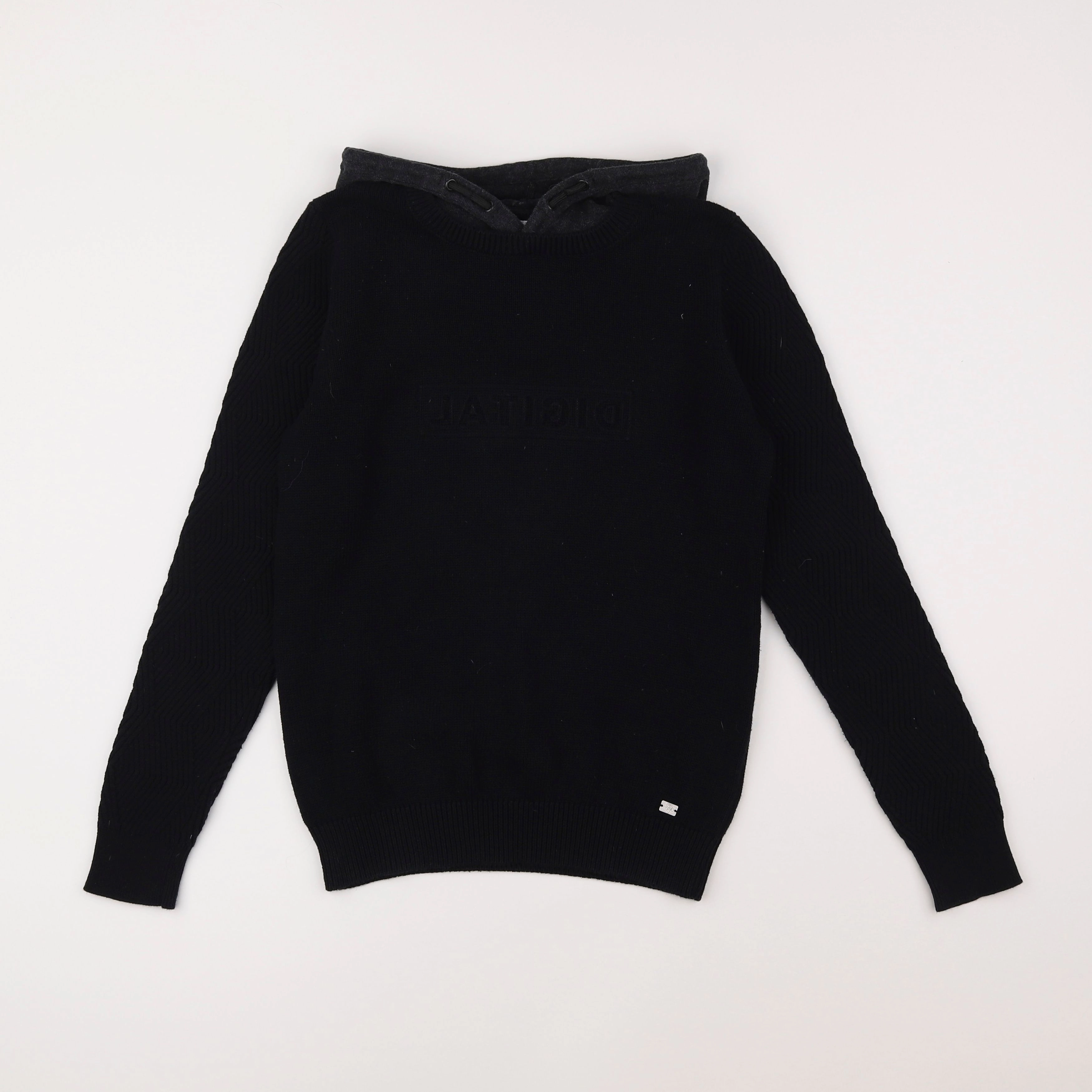 IKKS - pull noir - 12 ans