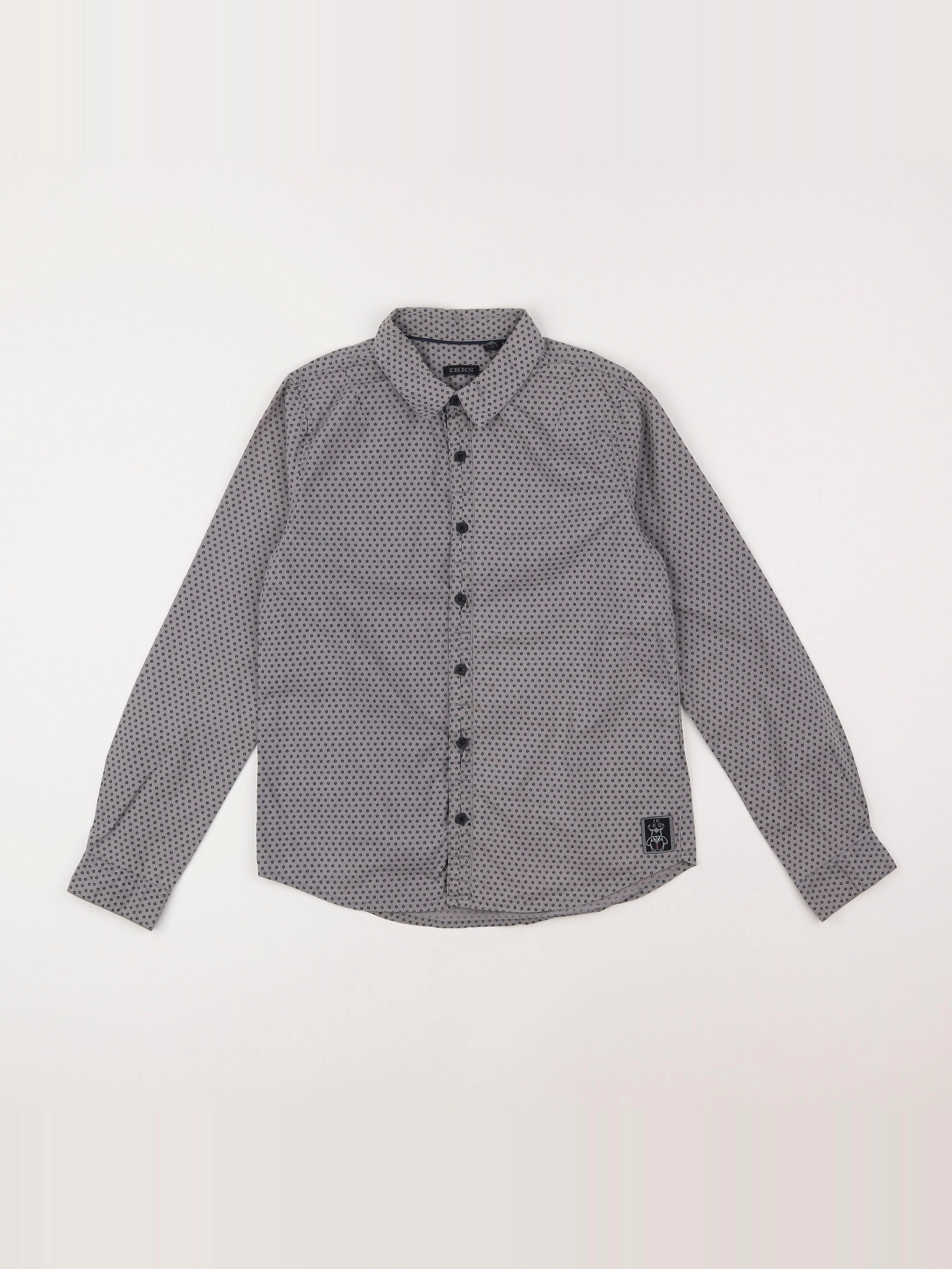 IKKS - chemise gris - 10 ans