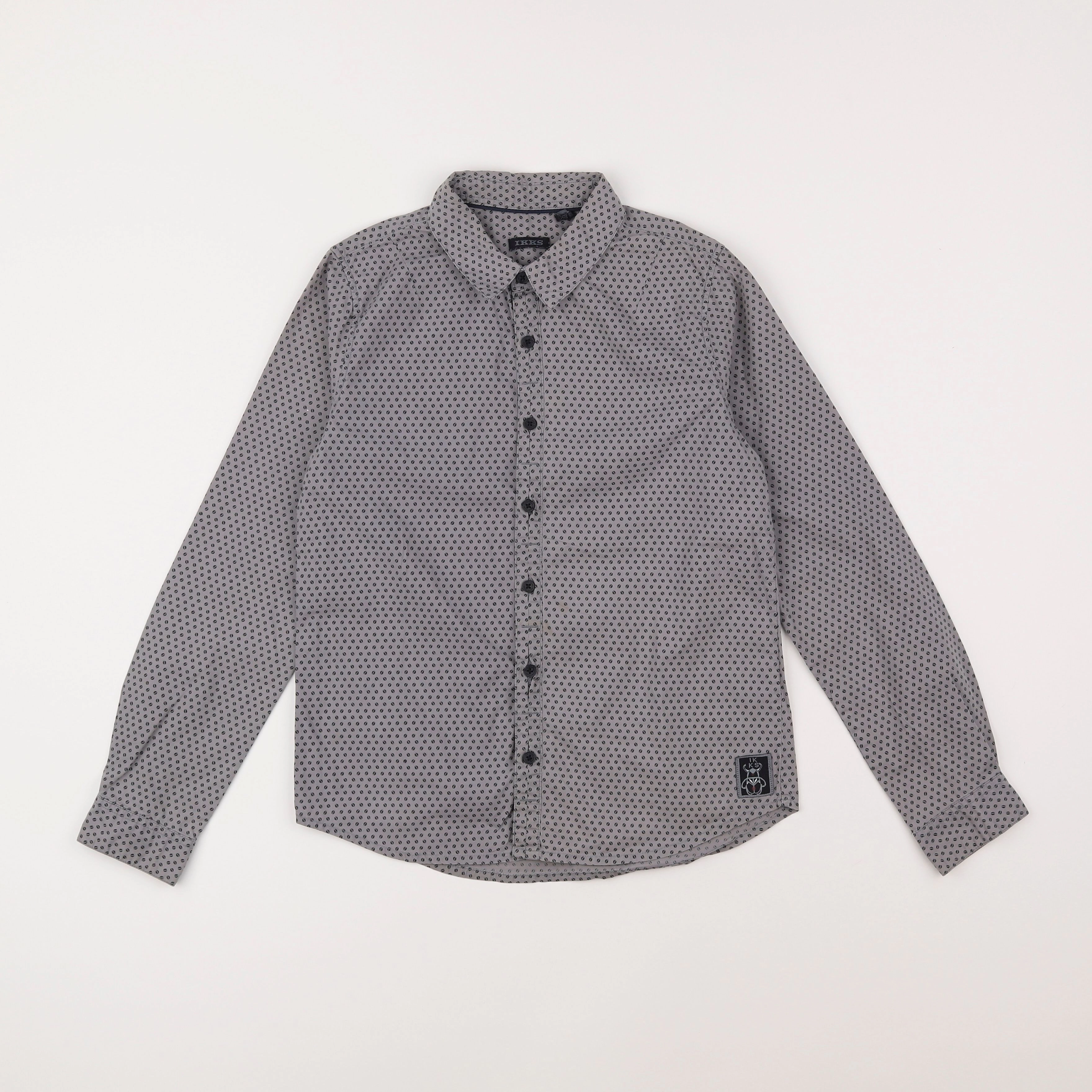 IKKS - chemise gris - 10 ans