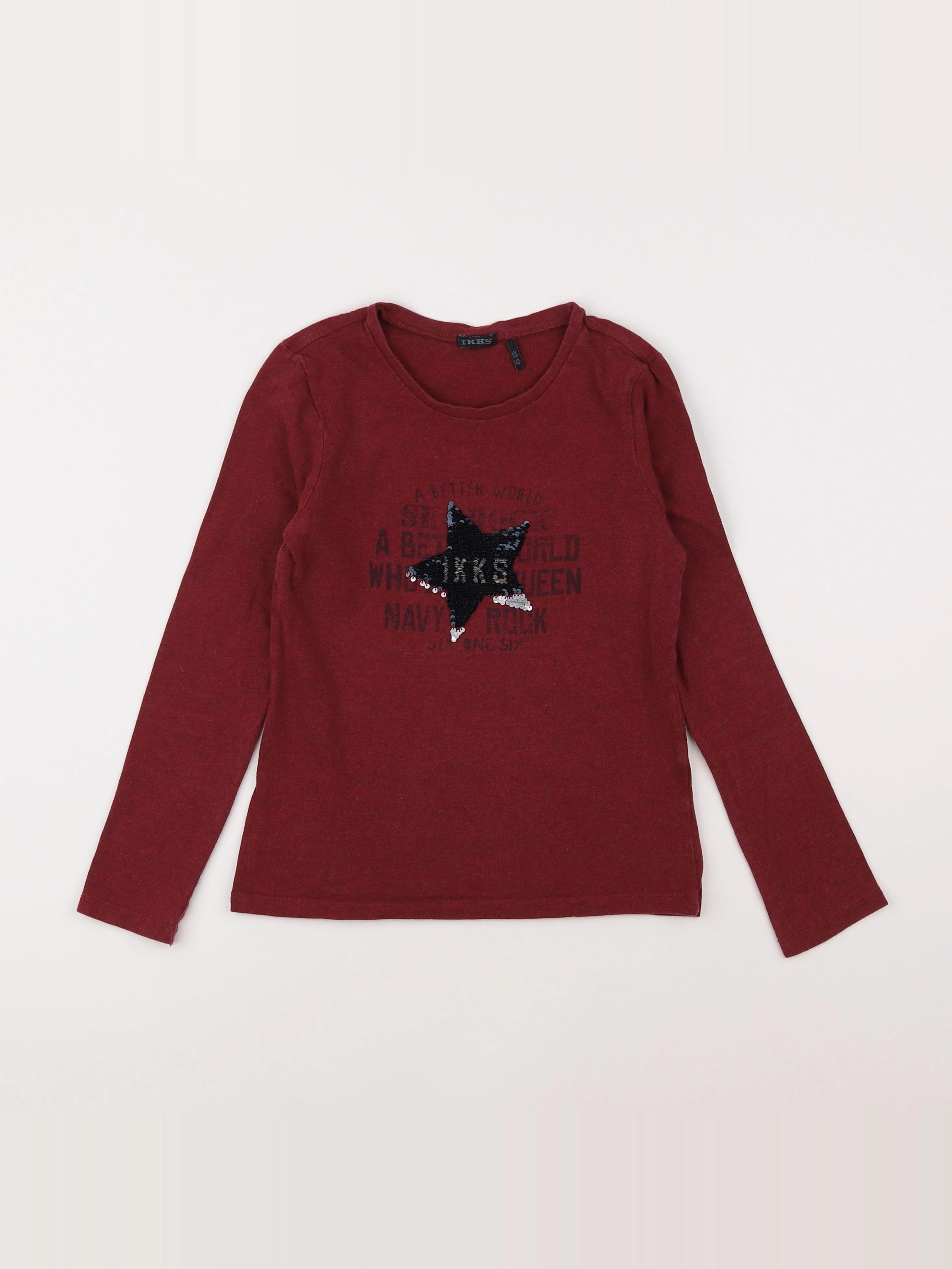 IKKS - tee-shirt rouge - 10 ans
