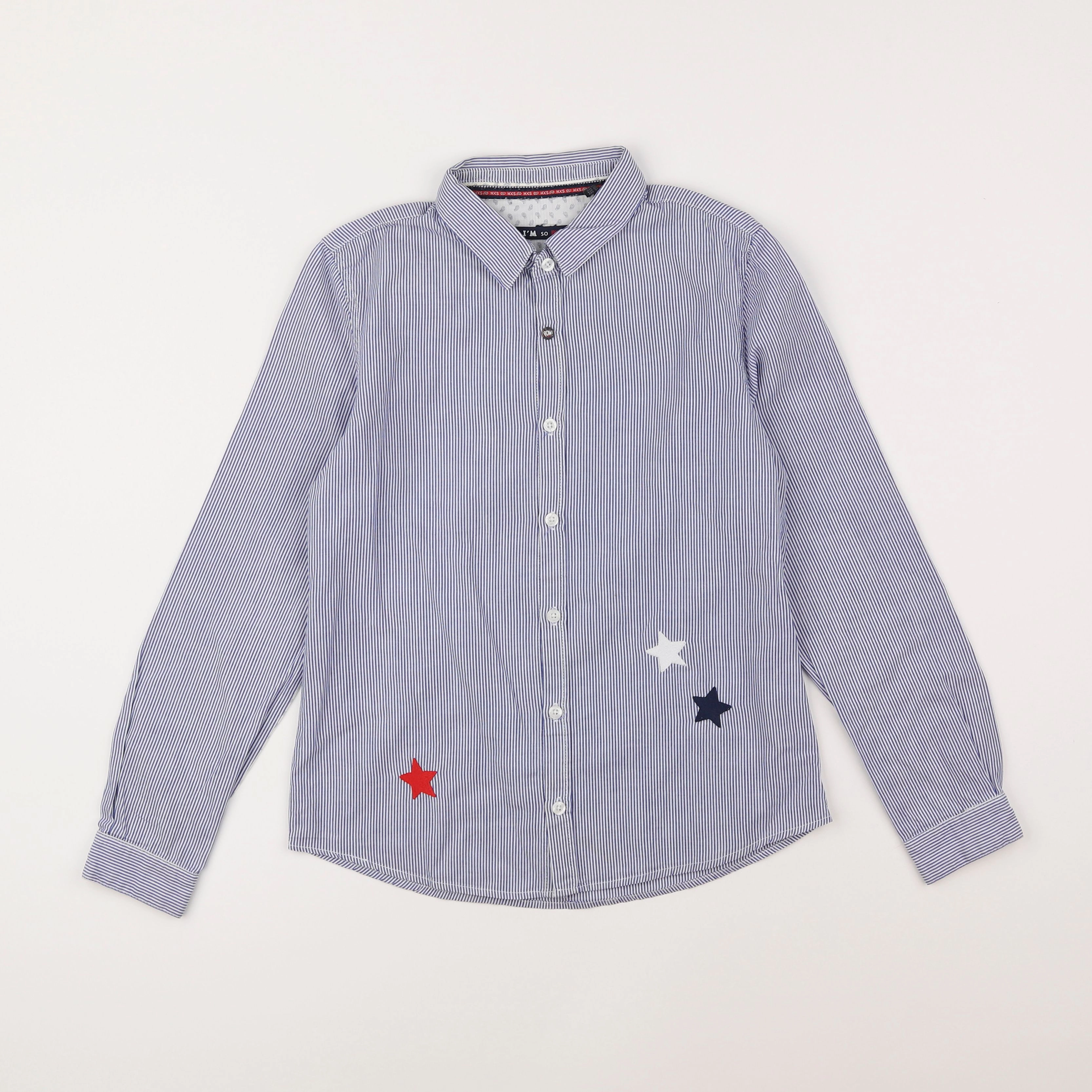 IKKS - chemise bleu - 10 ans