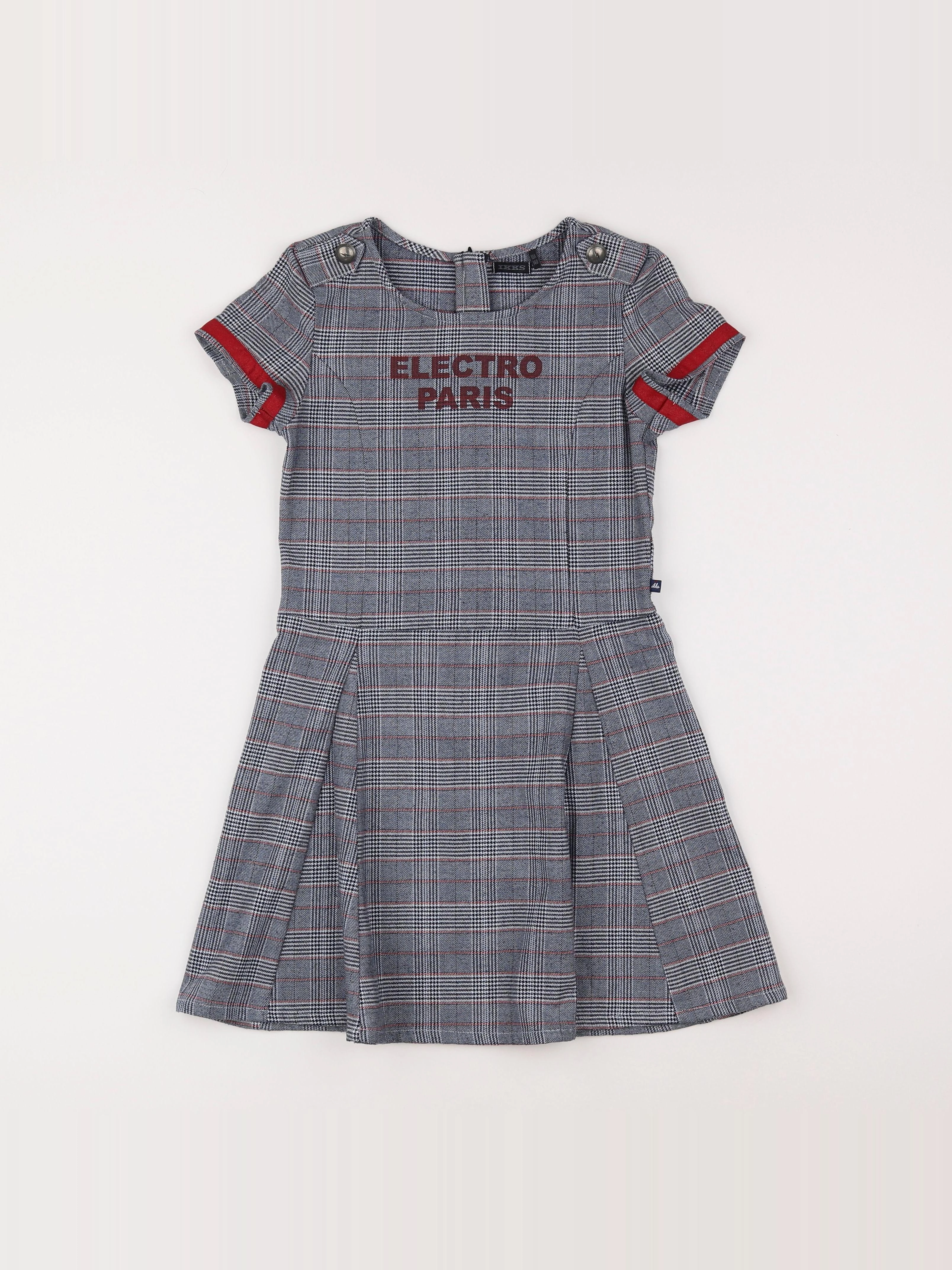 IKKS - robe gris - 10 ans