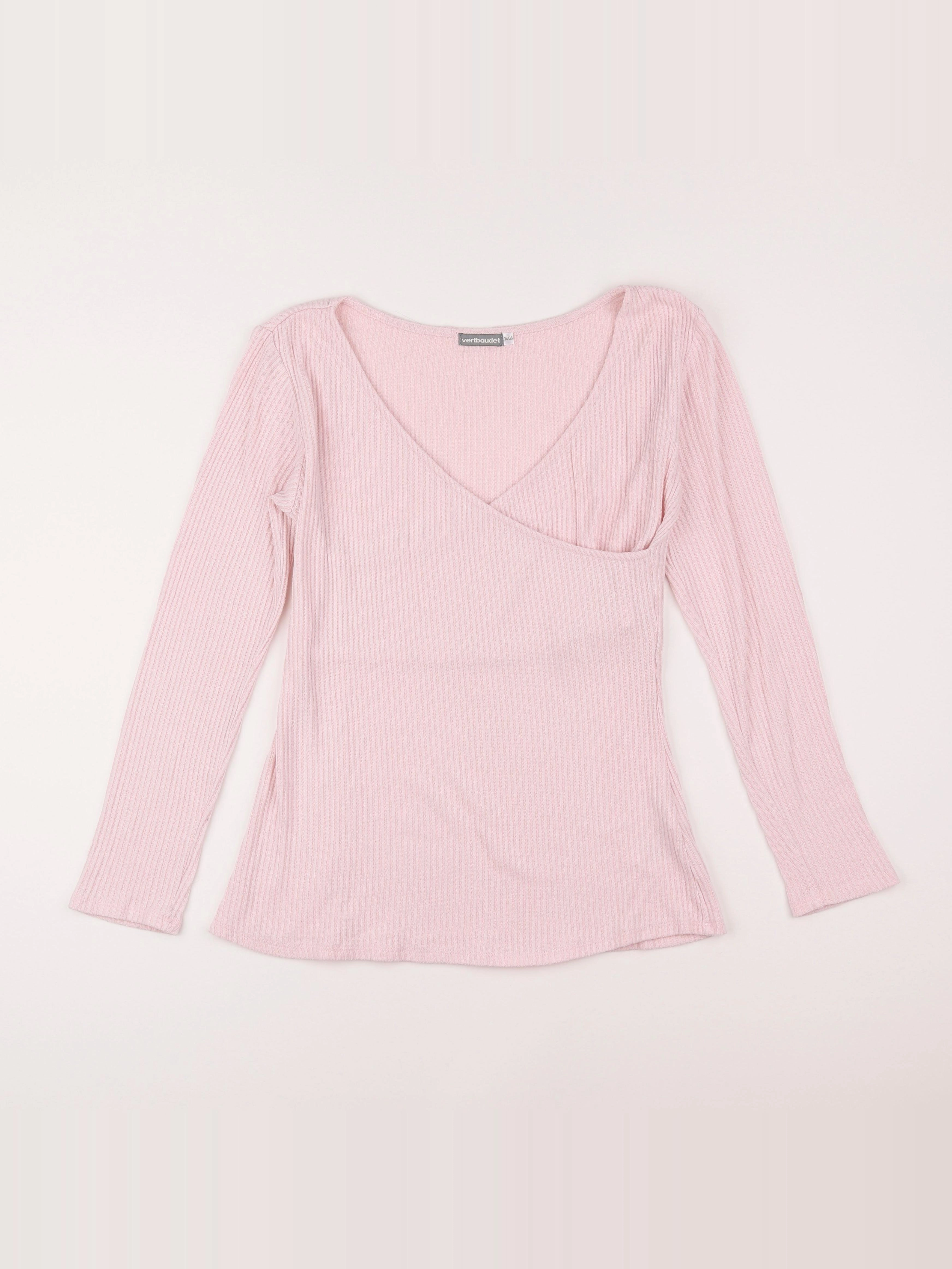 Vertbaudet - tee-shirt grossesse rose - 34 à 36