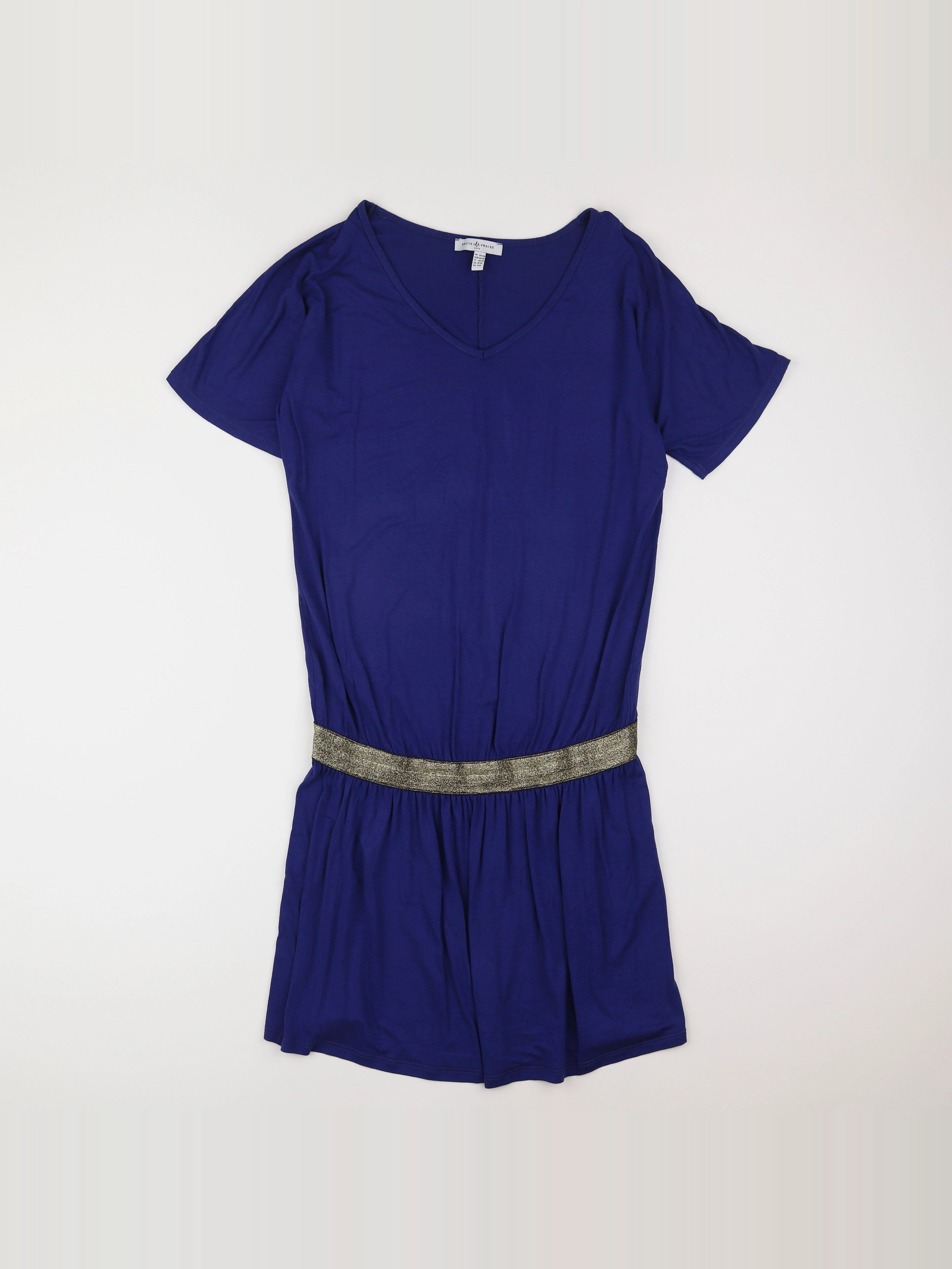 Envie de fraise - robe grossesse bleu, or - 36 à 38