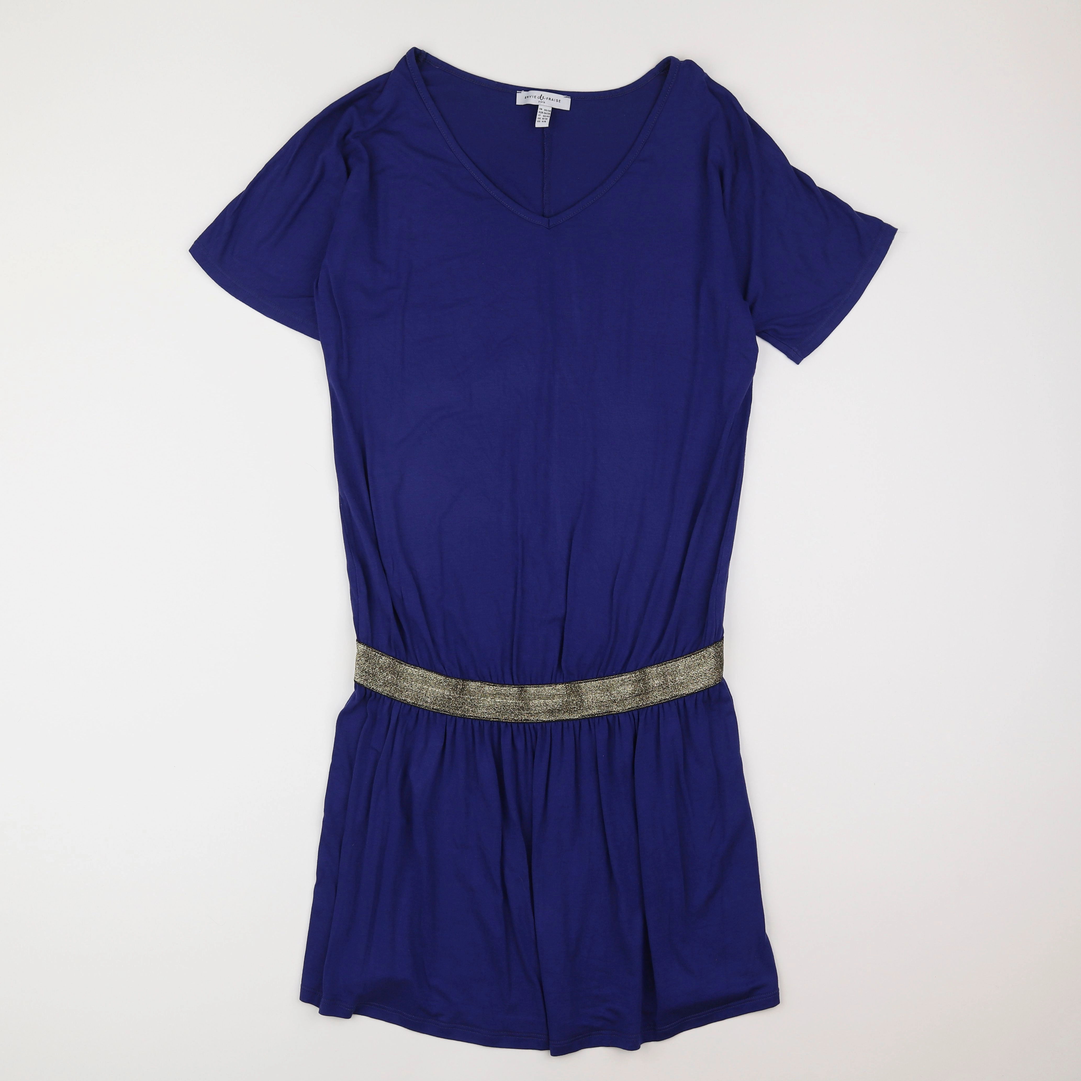 Envie de fraise - robe grossesse bleu, or - 36 à 38