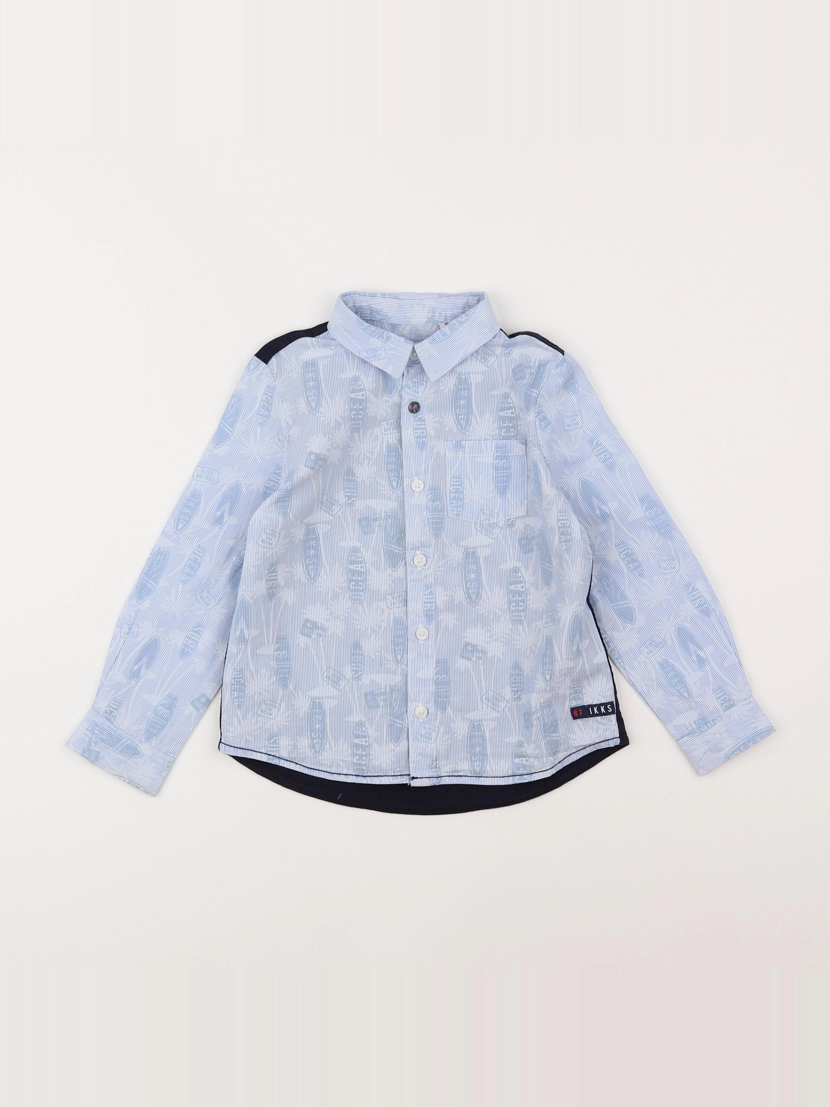 IKKS - chemise bleu - 3 ans