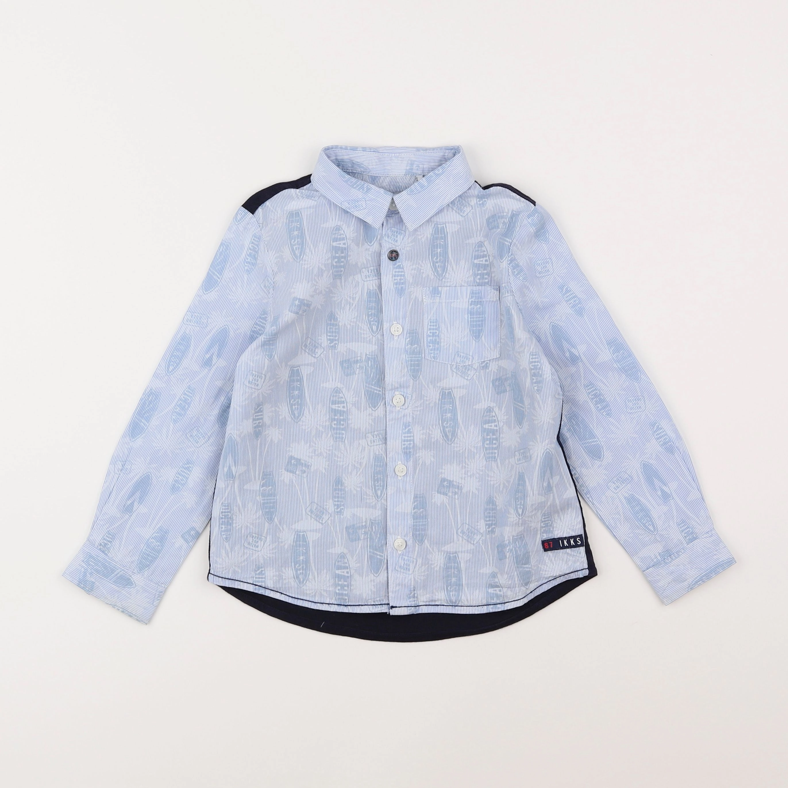 IKKS - chemise bleu - 3 ans
