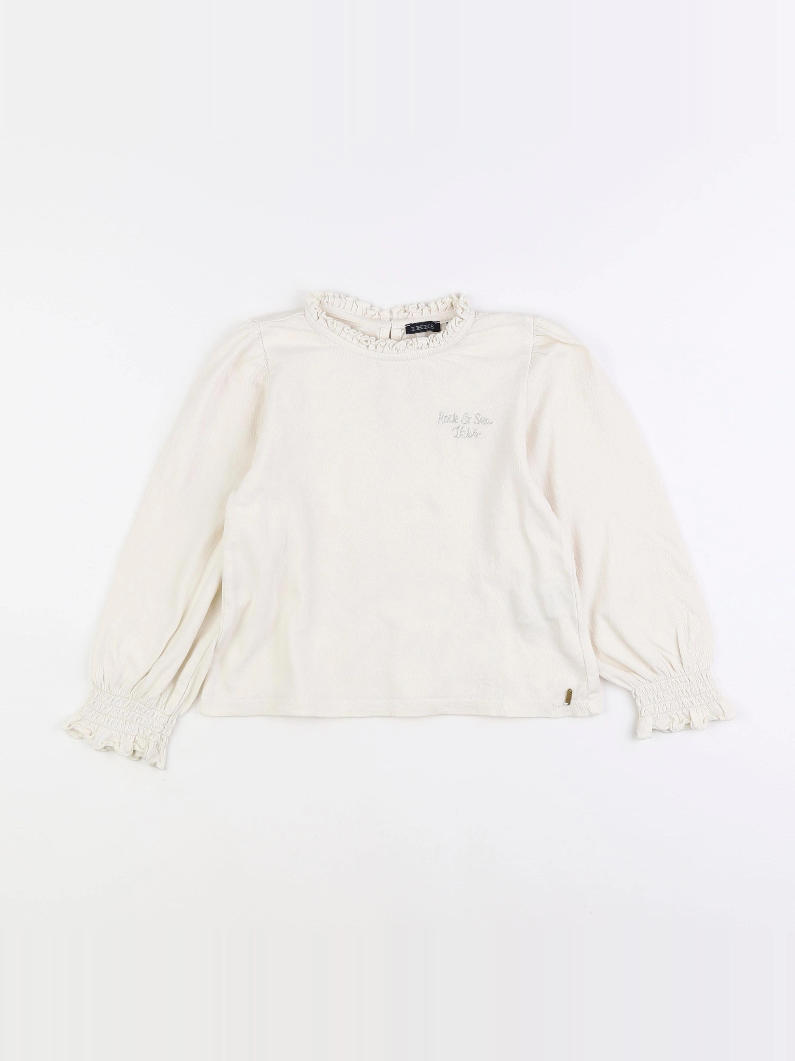 IKKS - tee-shirt blanc - 5 ans