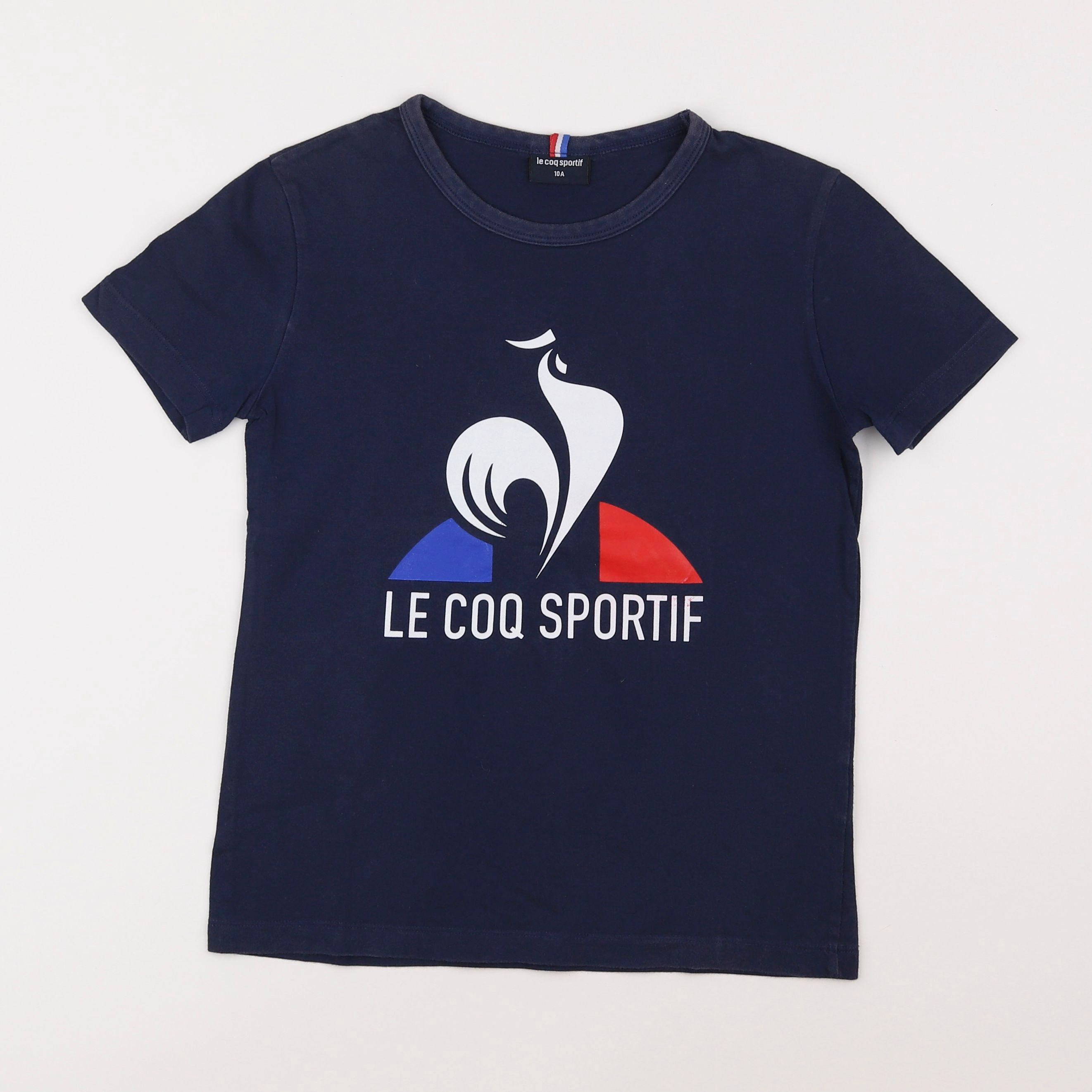 Le Coq Sportif - tee-shirt bleu - 10 ans