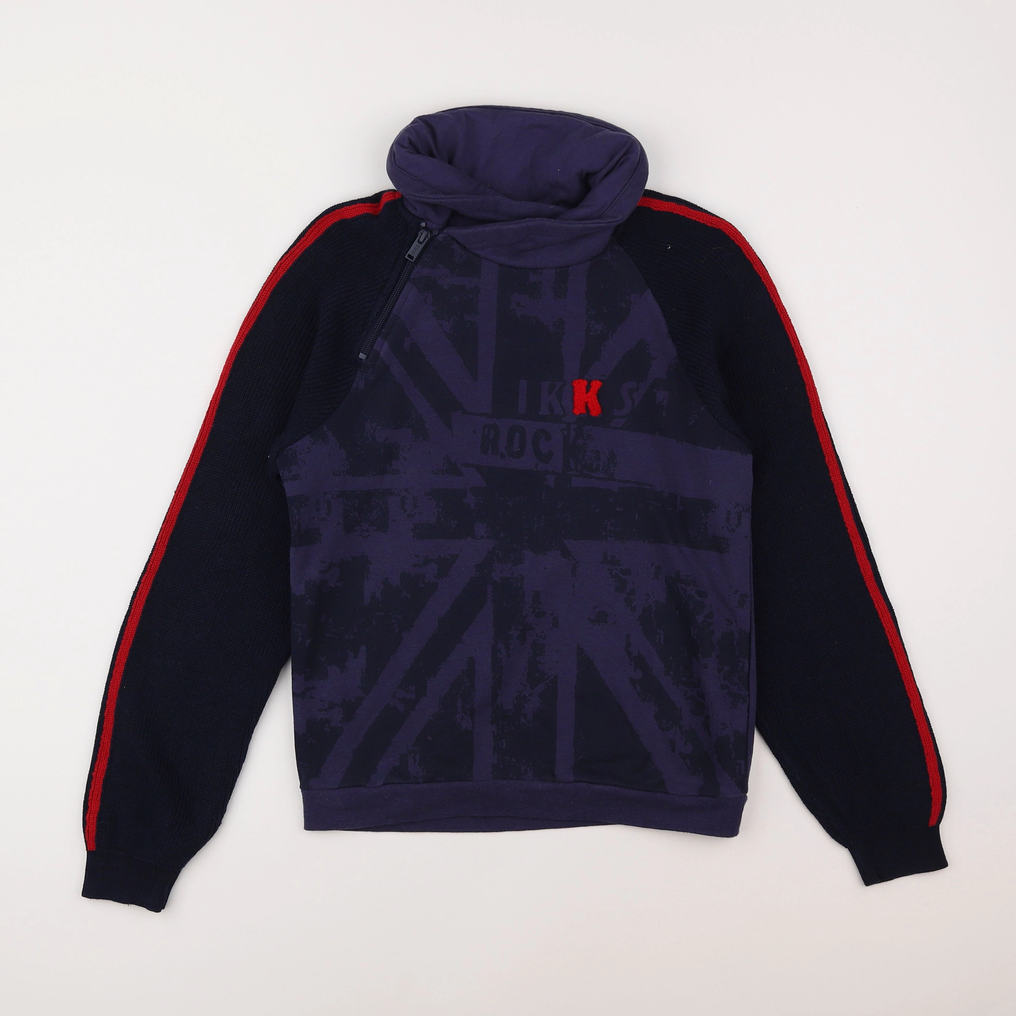 IKKS - sweat bleu - 12 ans