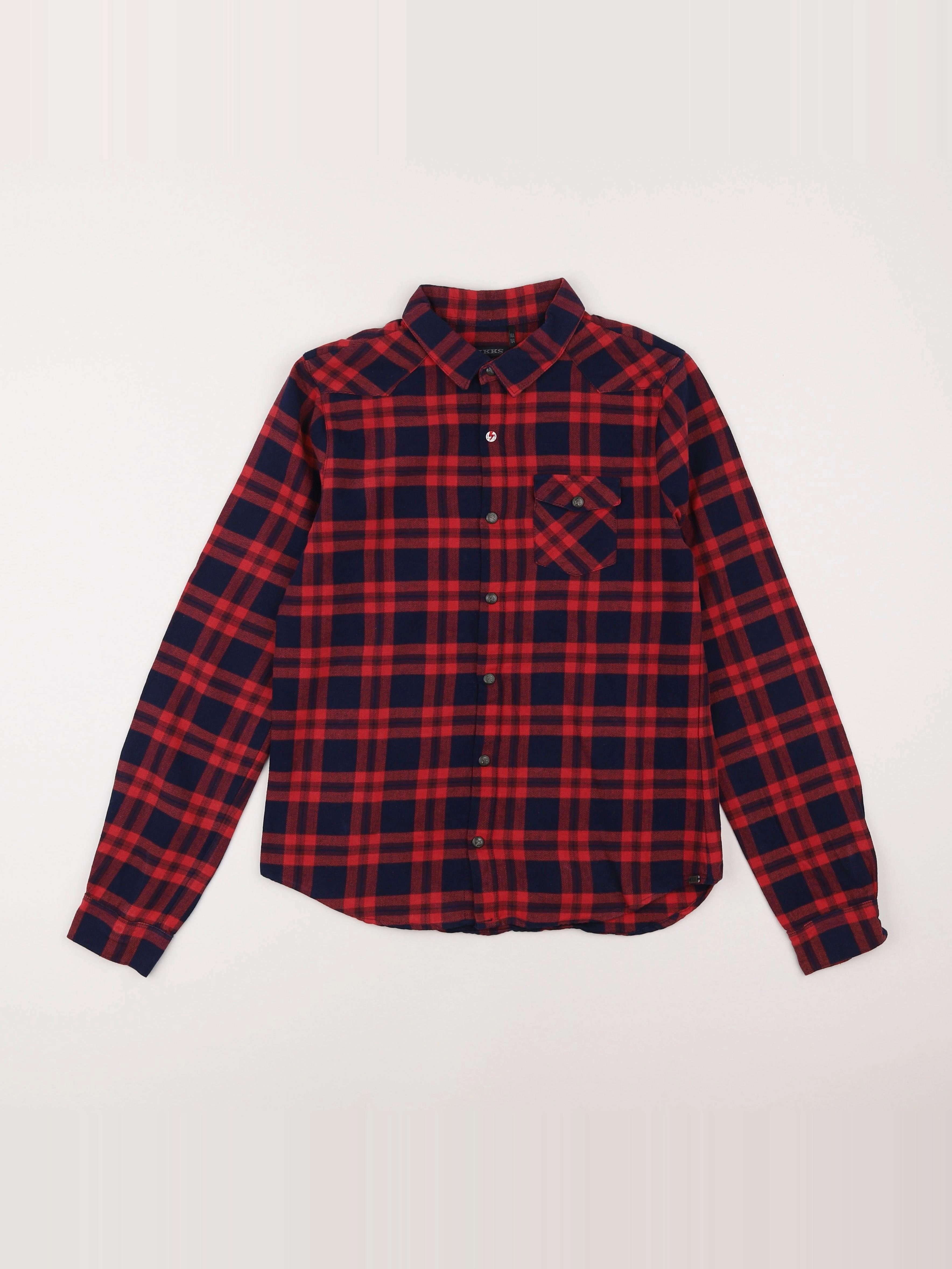 IKKS - chemise rouge - 14 ans