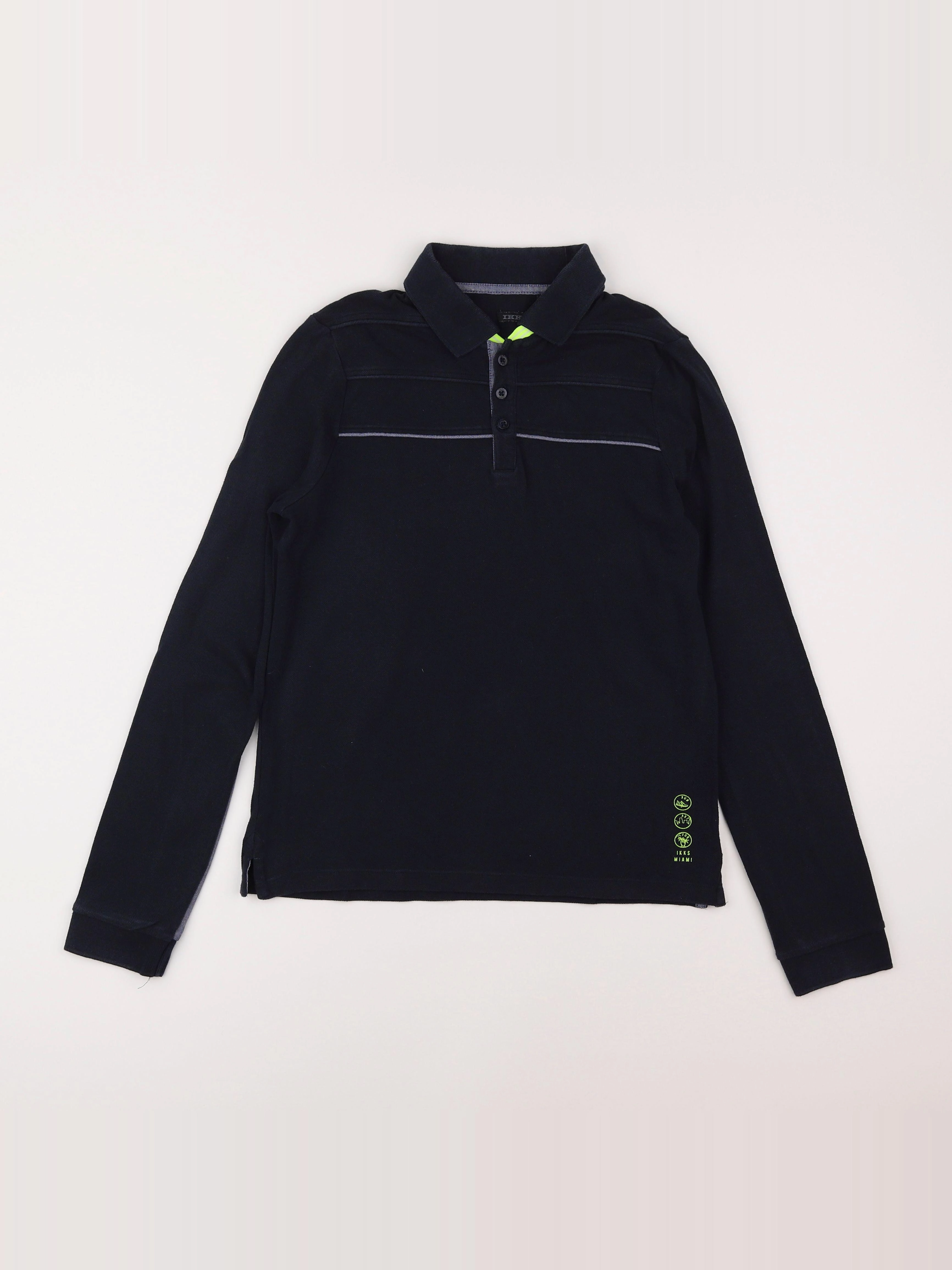 IKKS - polo bleu - 12 ans