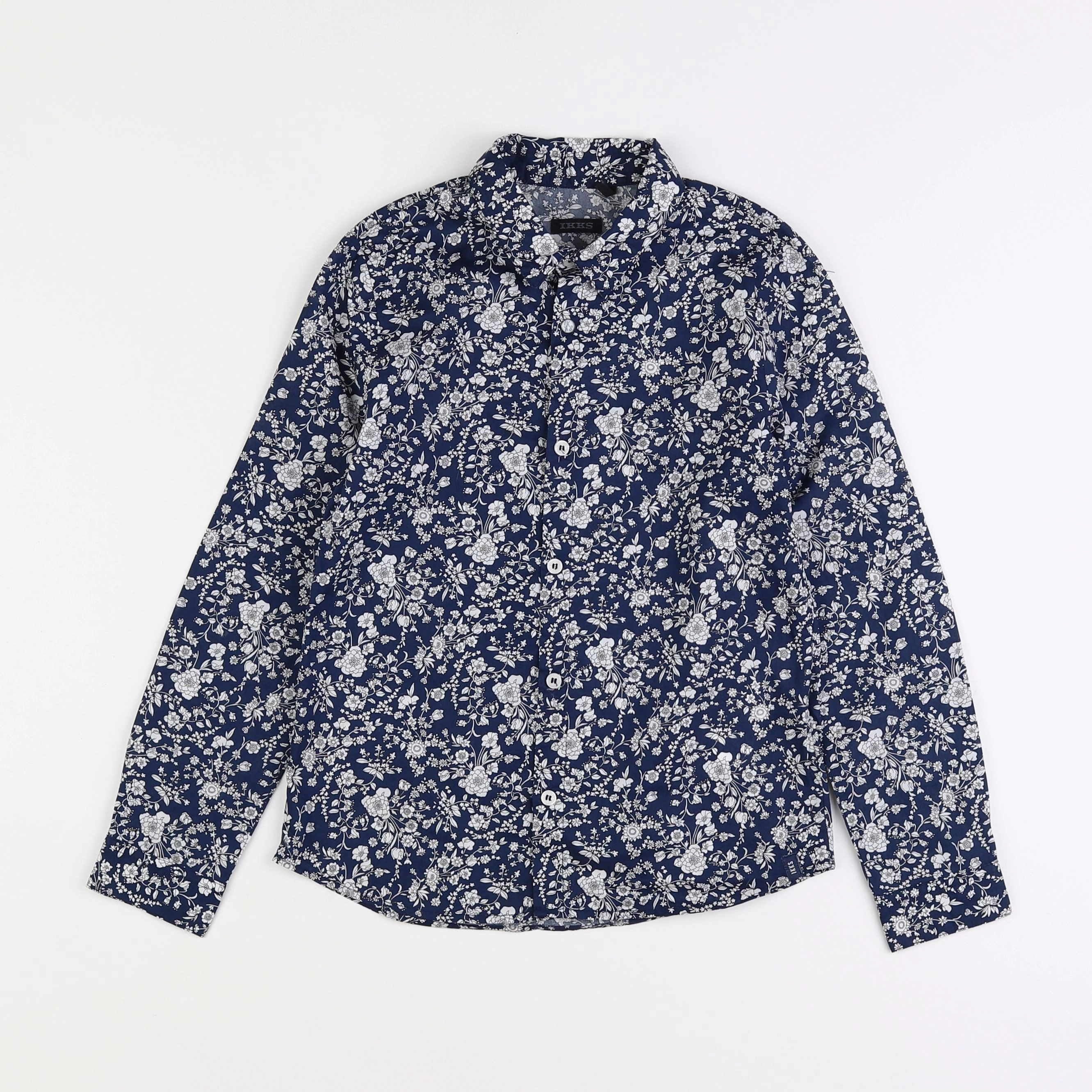 IKKS - chemise bleu - 8 ans