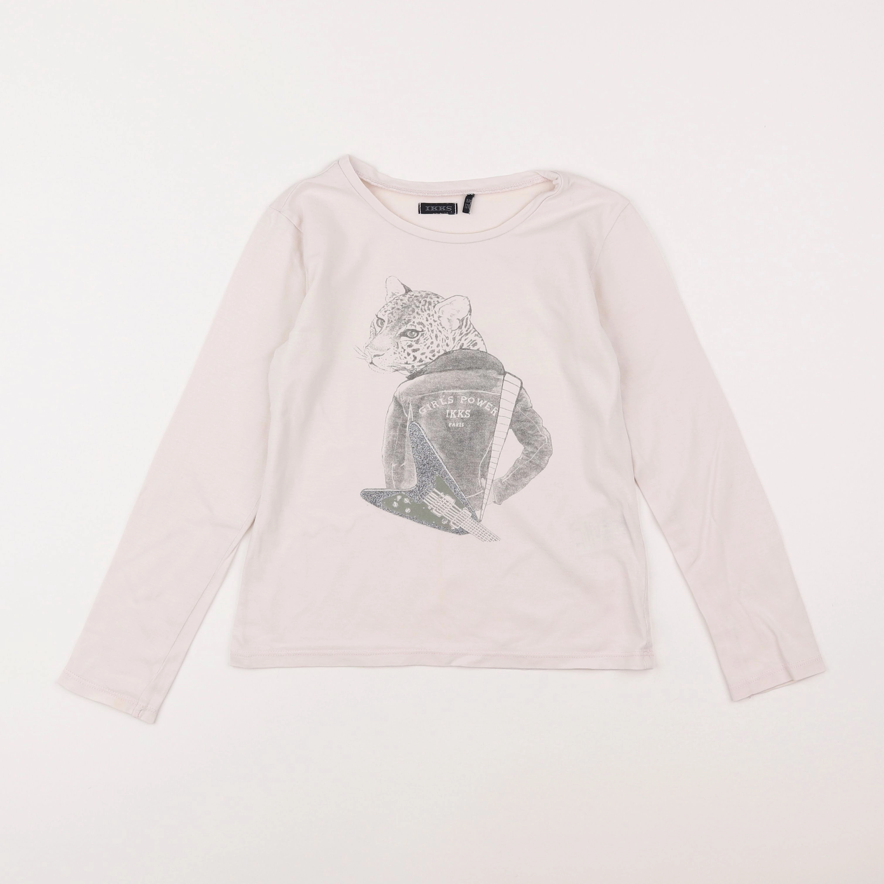 IKKS - tee-shirt blanc - 8 ans